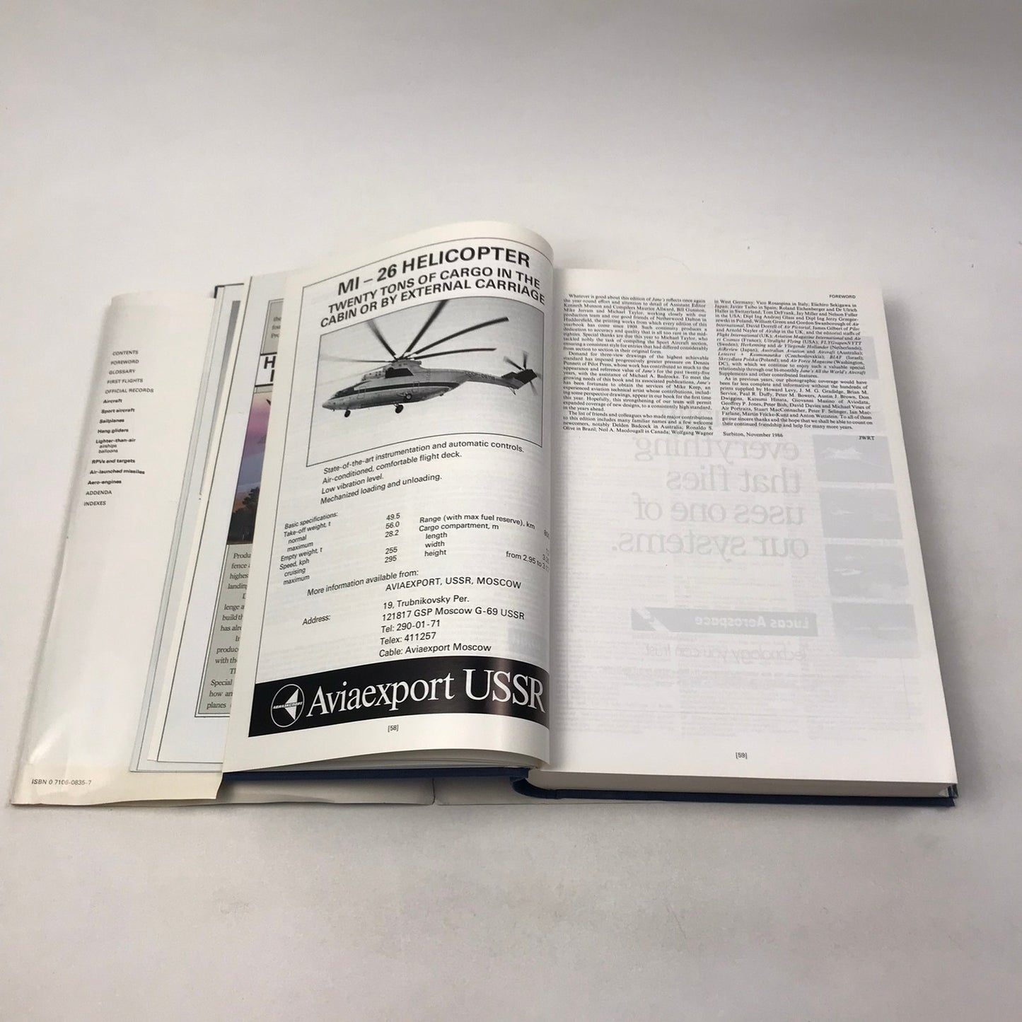 Janes All The Worlds Aircraft 1945-6 and 1985-86 Aviation Military History War