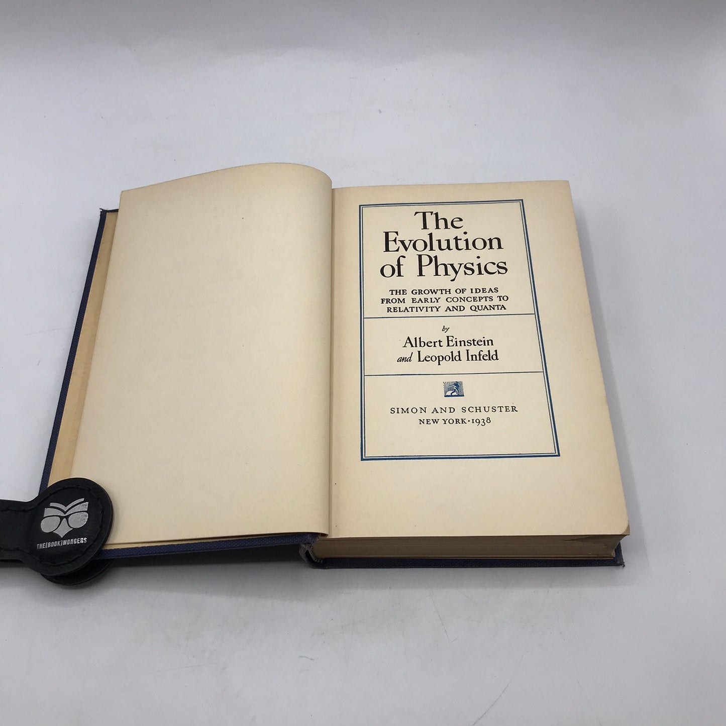 Evolution of Physics Hardcover Albert Einstein, Leopold Infeld 5th Printing 1938