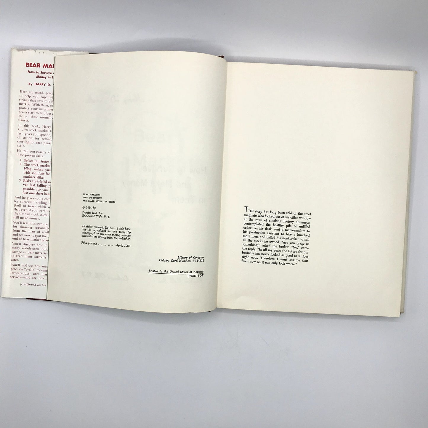 Bear Markets: How To Survive & Make Money In Them Illustrated Book by Schultz