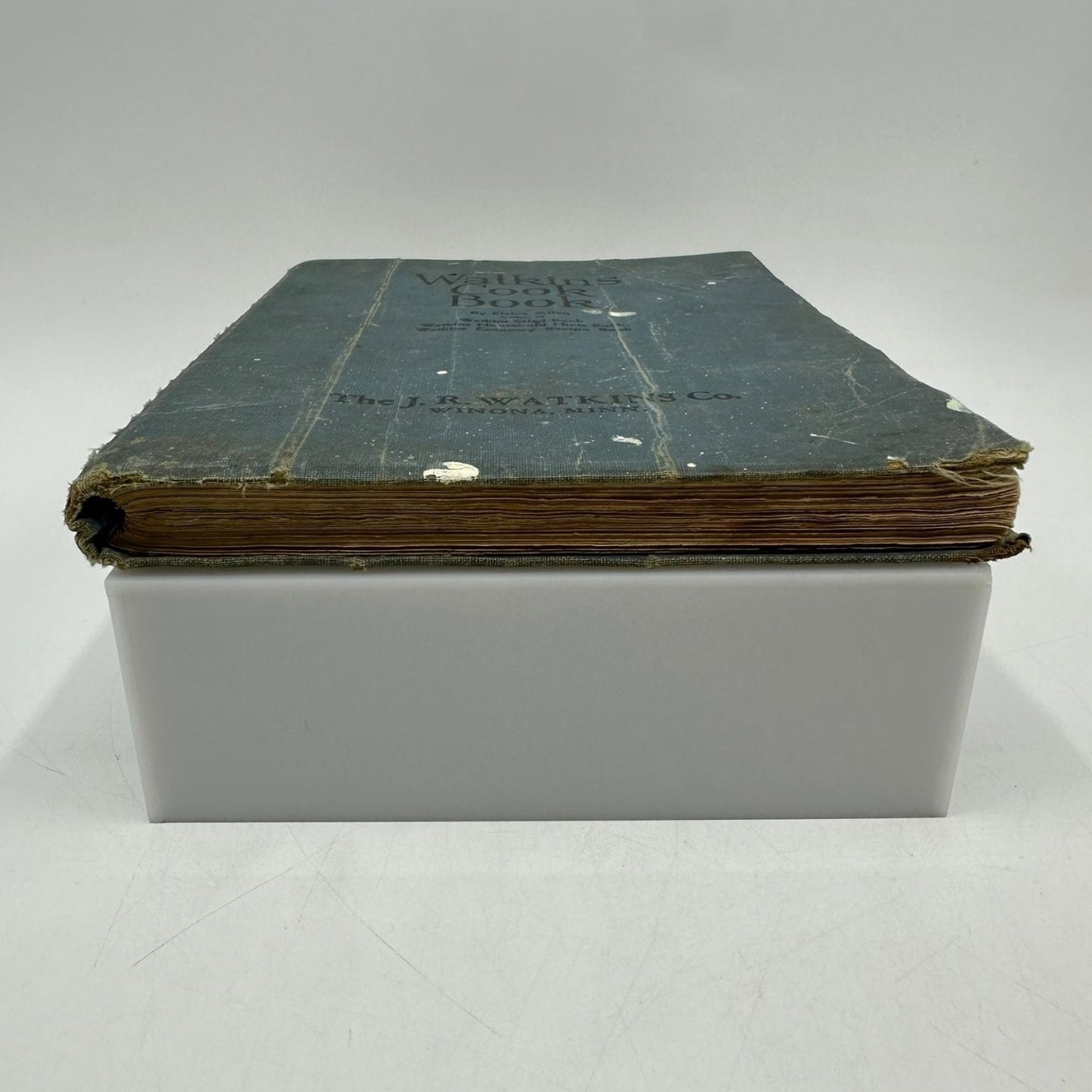 Watkins Cook Book Elaine Allen 1943 Sixth Edition Spiral Bound Recipes J.R