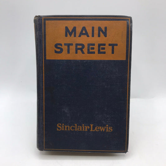 Main Street The Story of Carol Kennicott Sinclair Lewis with Errors Historical