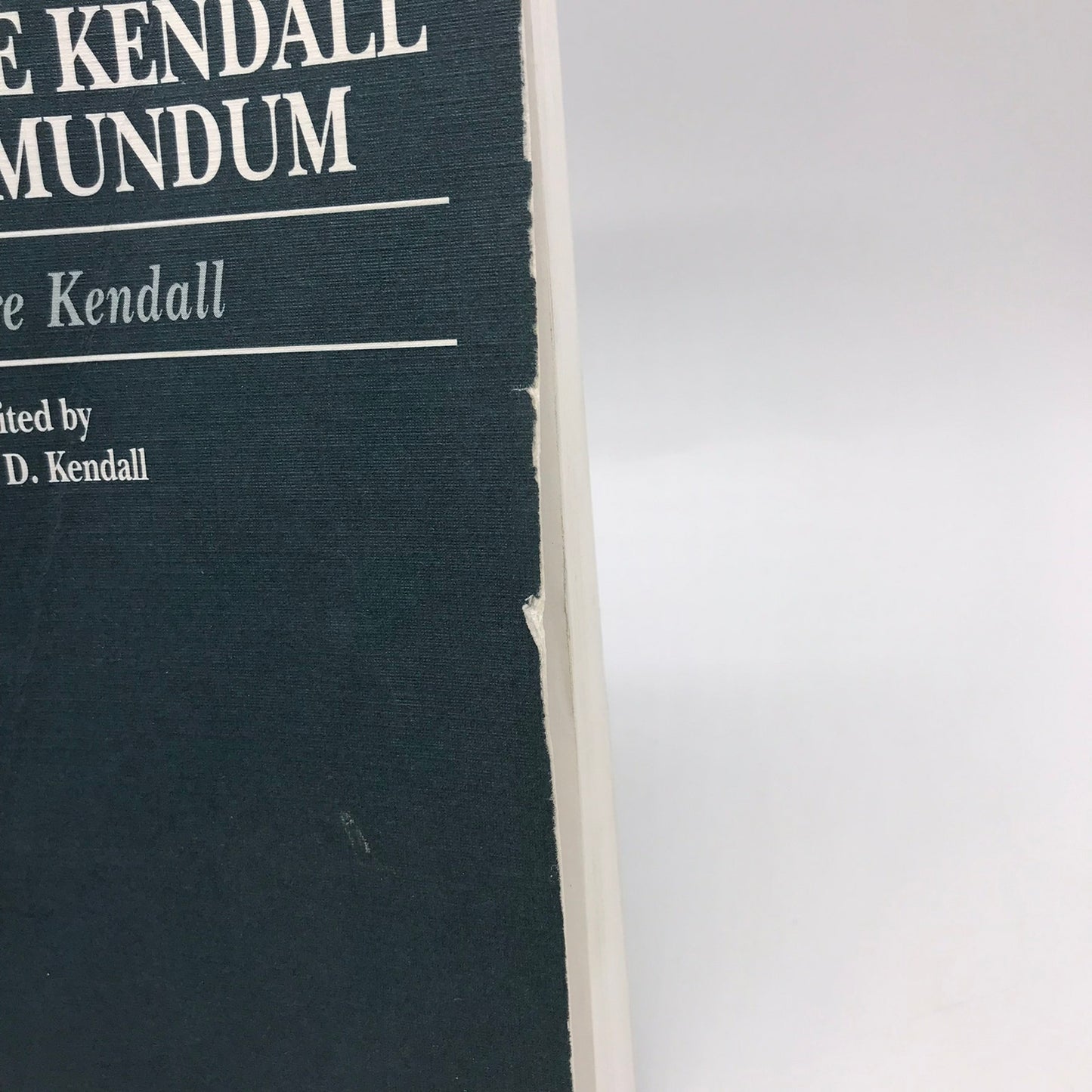 Willmoore Kendall Contra Mundum Signed Paperback Book 1994 History & Theory