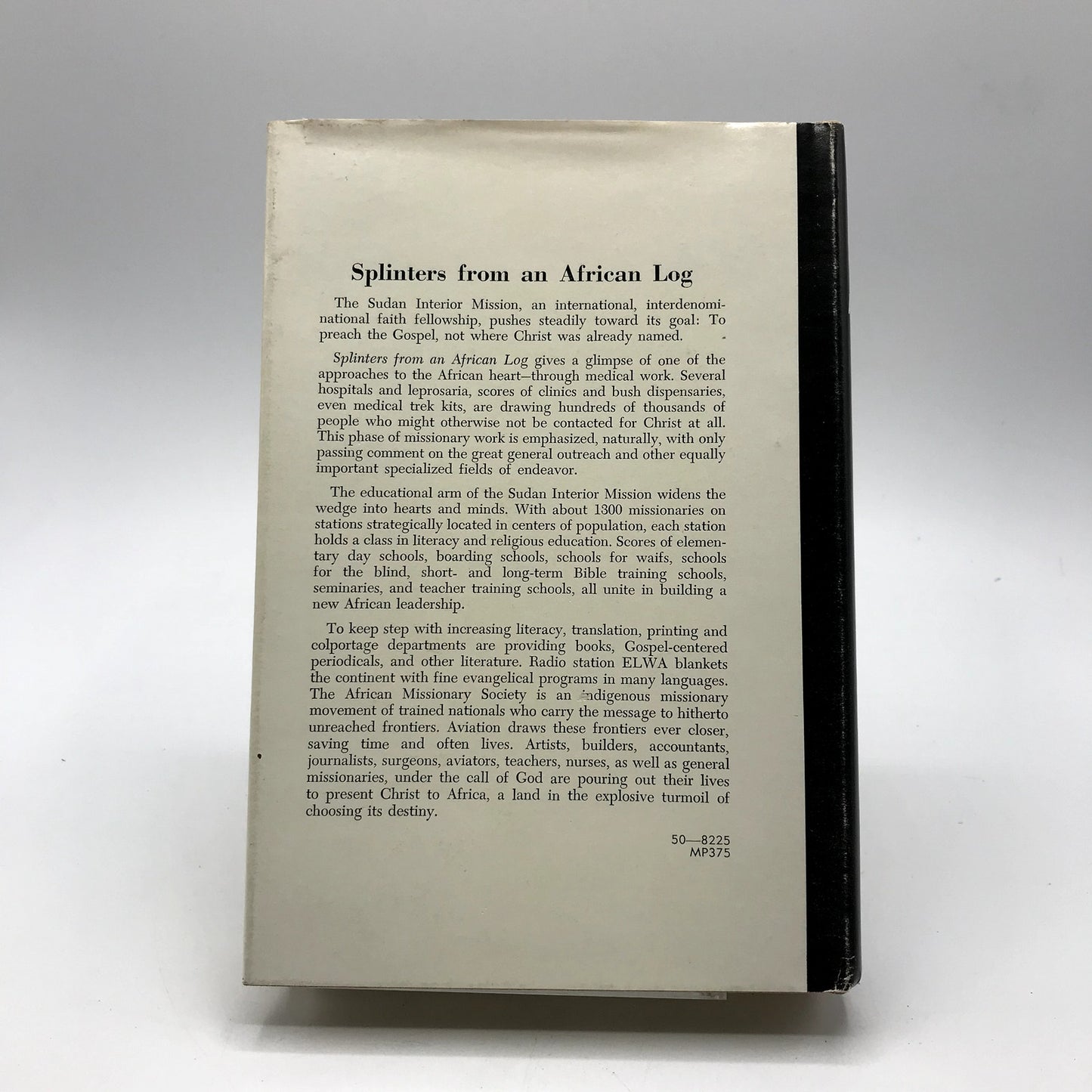 Splinters from an African Log Illustrated Hardcover Martha Wall 1st Edition 1960