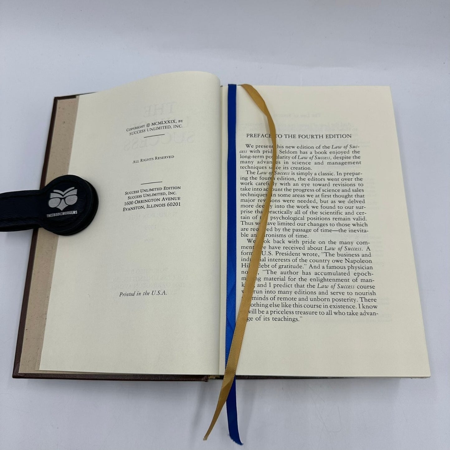 Law of Success Napoleon Hill 1979 Fourth Edition Self-Help Success Unlimited
