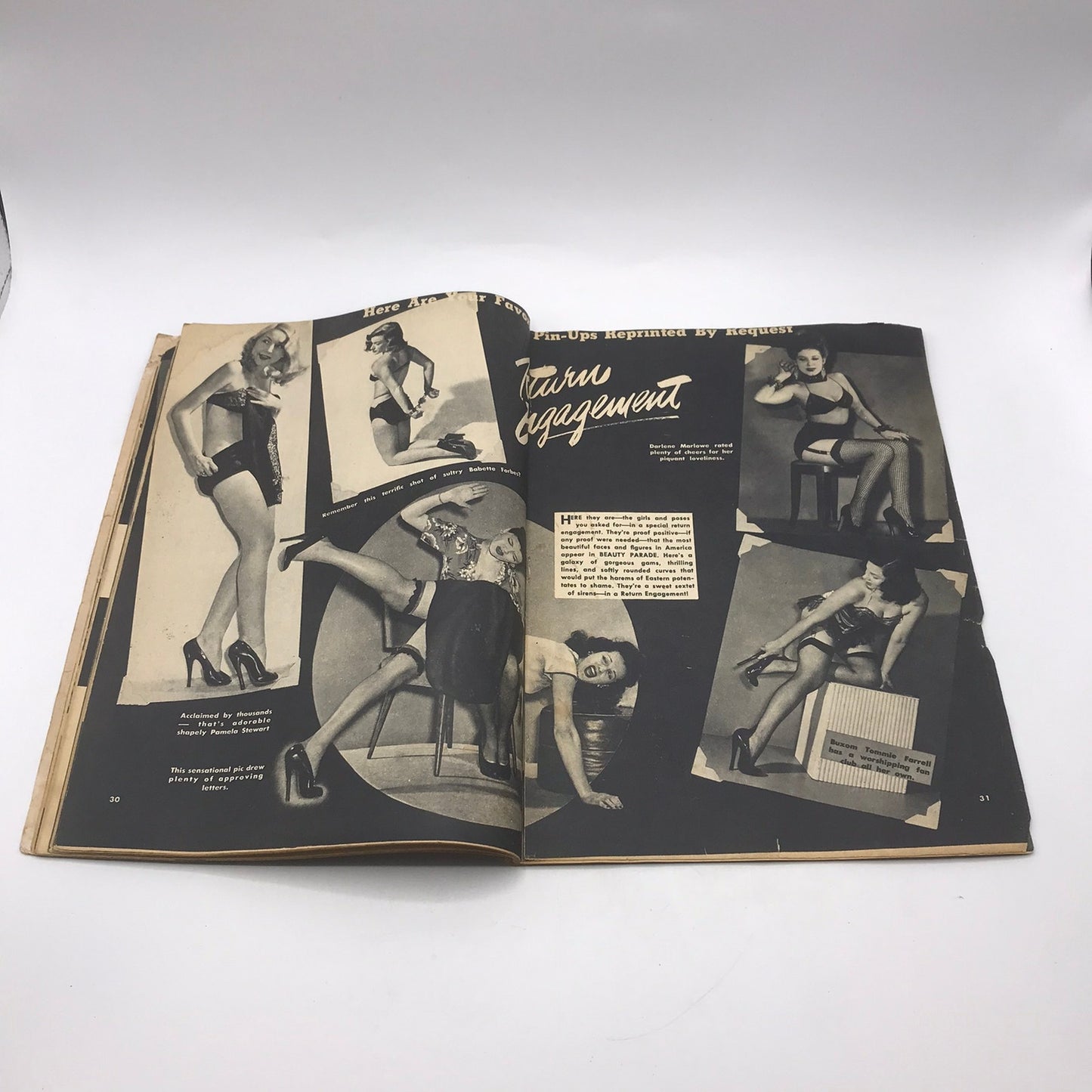 Vintage Beauty Parade Magazine Volume 7 August 1948 Models Illustrated Paperback