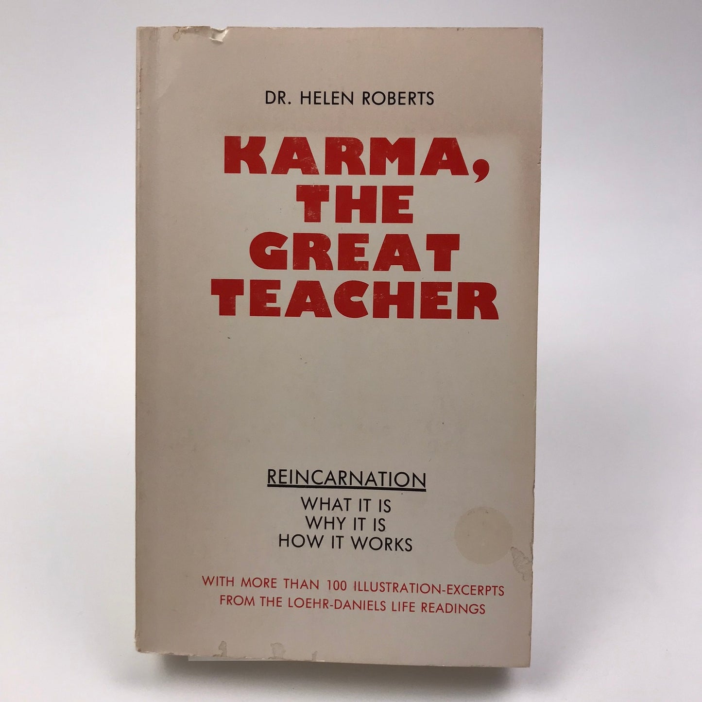 Karma: The Great Teacher Paperback by Dr. Helen Roberts 1985 Body, Mind & Spirit