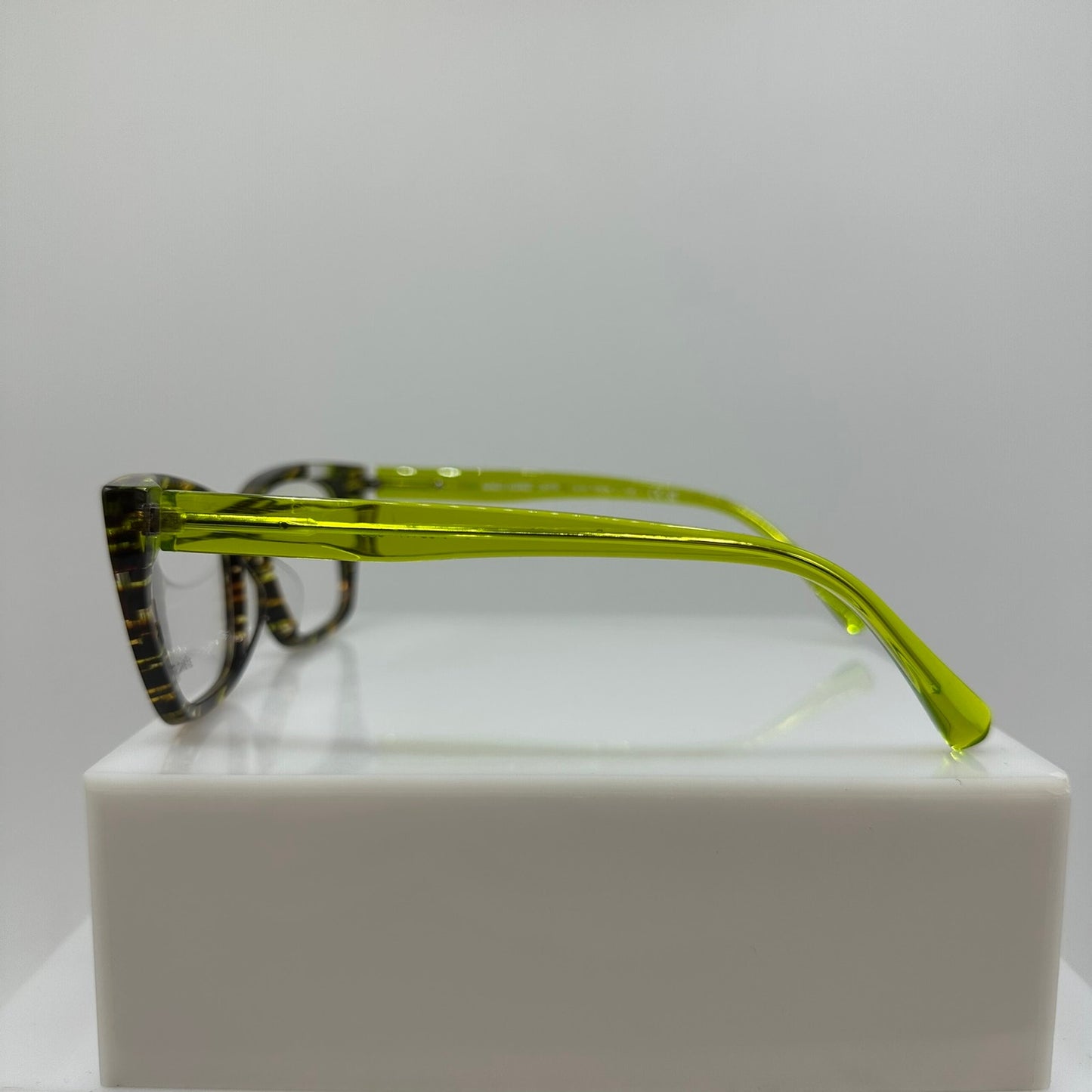 Alain Mikli Baie A03111 008 Savane Brown Green Womens Eyeglass Frames 53-16-145