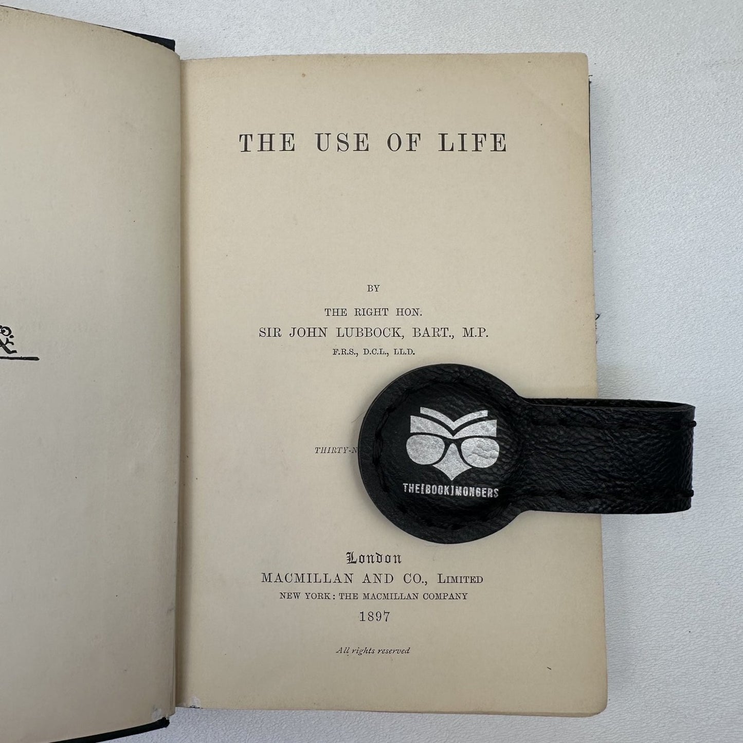 The Use of Life Sir John Lubbock 1897 Macmillan Hardcover Victorian Philosophy