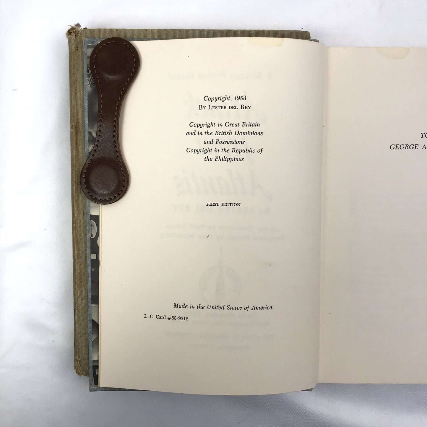 Lester Del Rey Attack From Atlantis & Step to the Stars First Edition 1950s