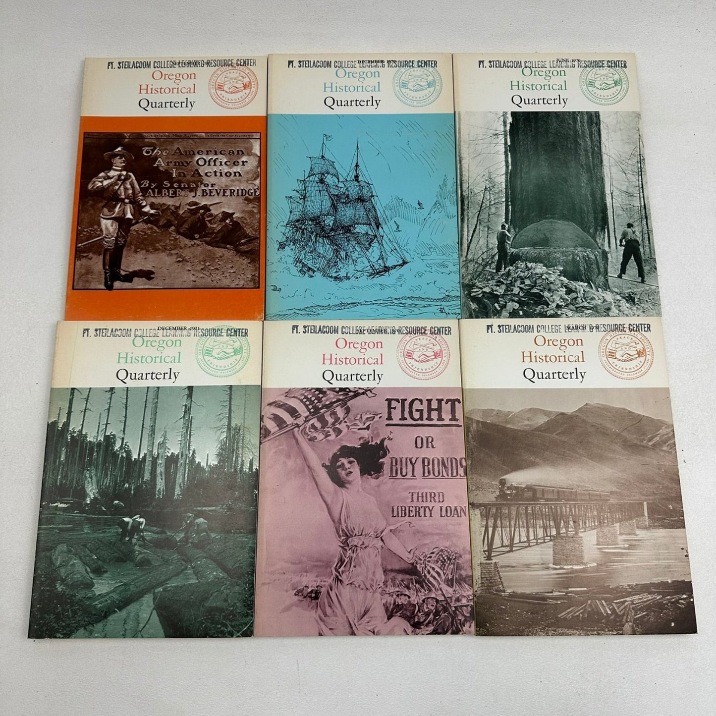 Oregon Historical Quarterly 32 Vol Set 1966-1977 History Journal Periodical
