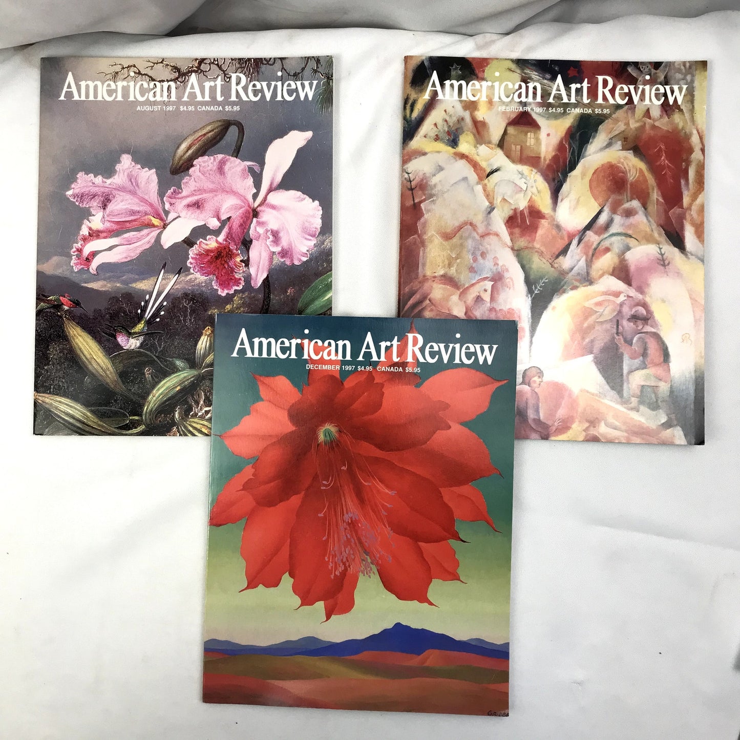Lot of 6 American Art Review Illustrated Photographic Magazines 1997 Vol IX, 1-6