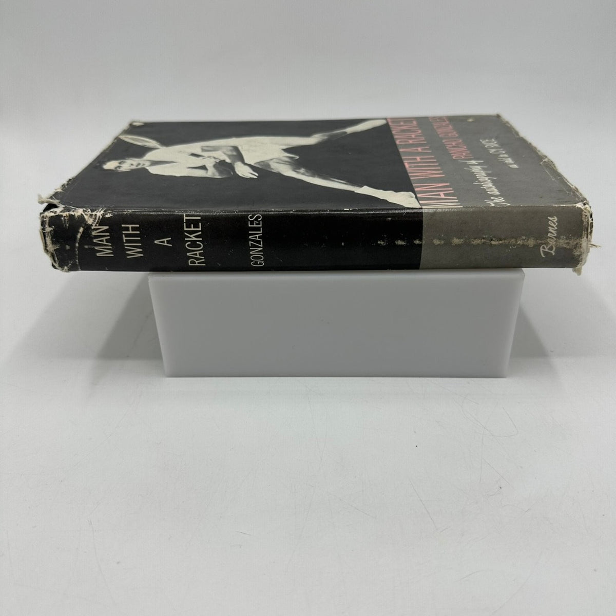 Man With A Racket Pancho Gonzales 1959 First Printing Autobiography Barnes