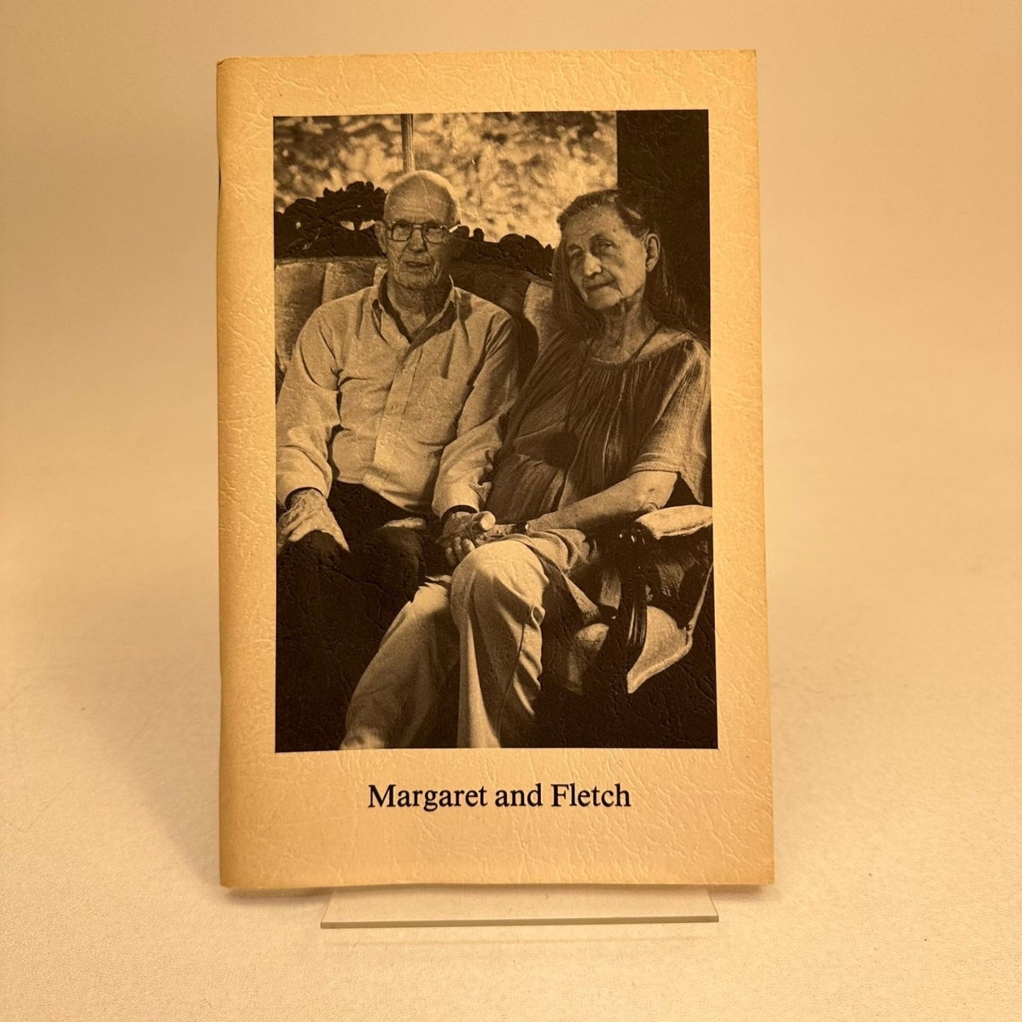 Margaret and Fletch Bette Collins 1983 SIGNED Inscribed Biography Booklet
