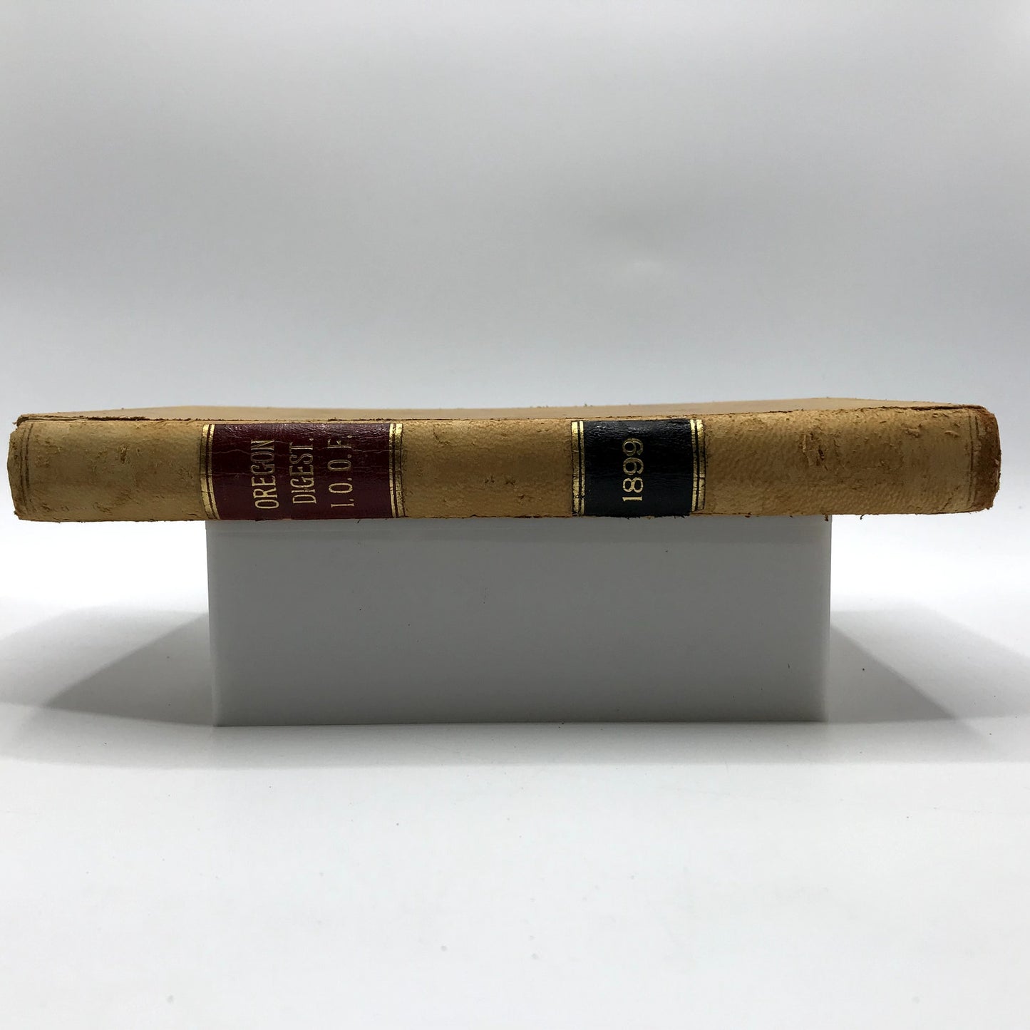 Digest of The Law and Decisions of The Grand Lodge of Oregon 1899 Leather Book