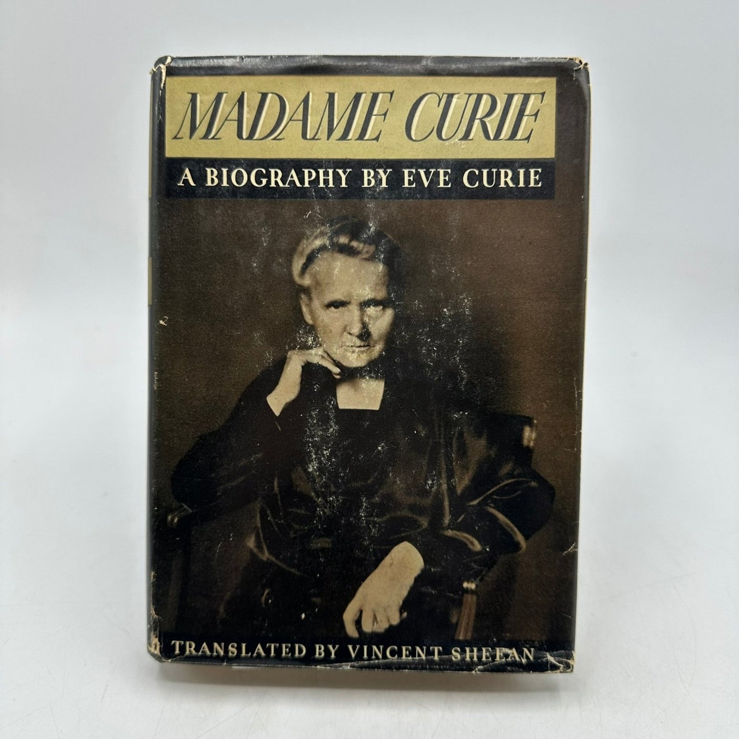 Madame Curie A Biography by Eve Curie 1943 Dust Jacket Science Garden City Pub