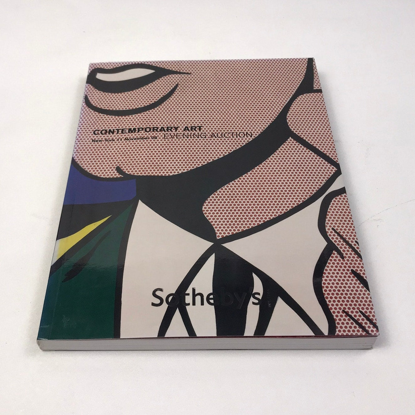 Sothebys Contemporary Art Exhibition Auction Catalog 2008 Lichtenstein Culture