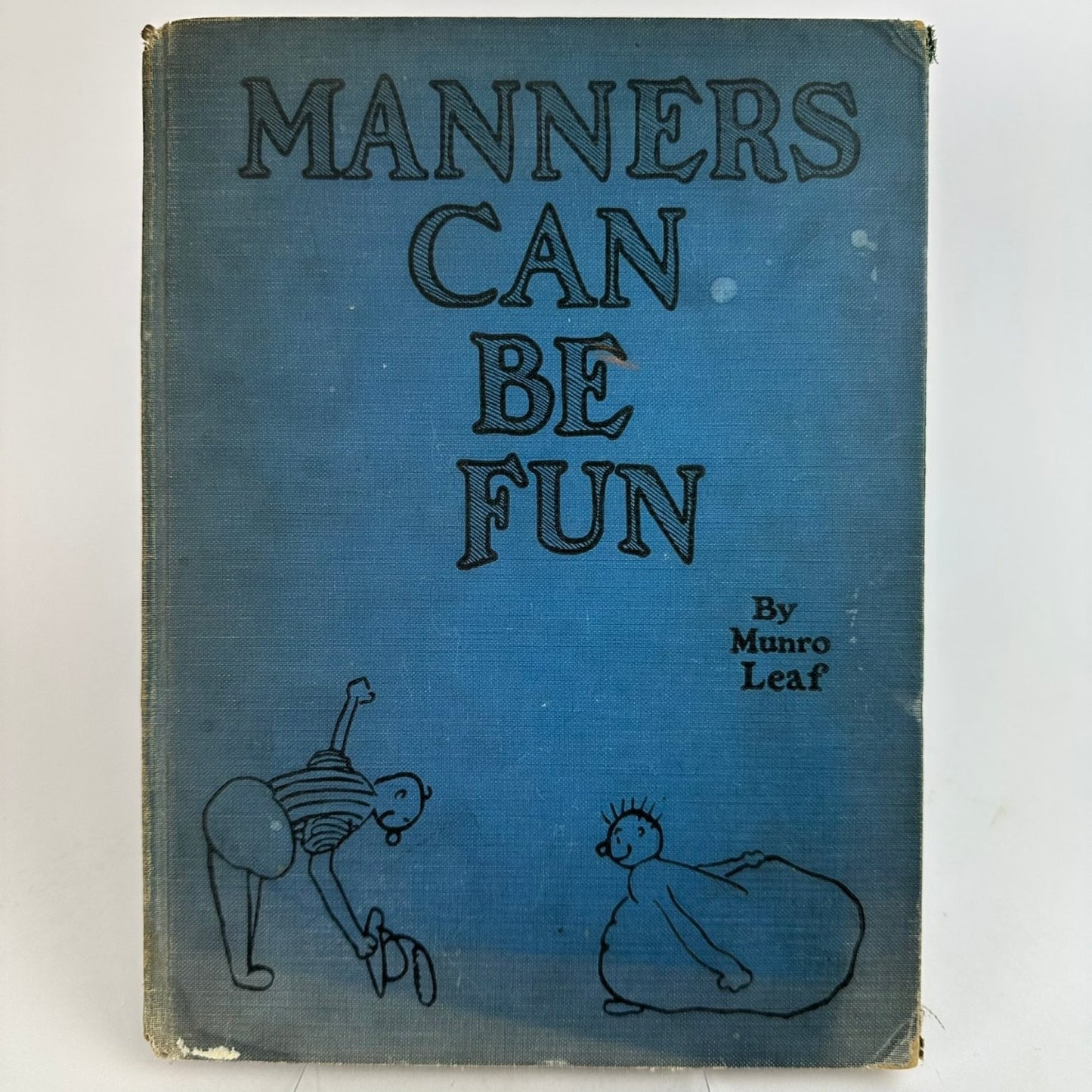 Manners Can Be Fun Munro Leaf 1936 1st Edition 12th Print Children's Illustrated
