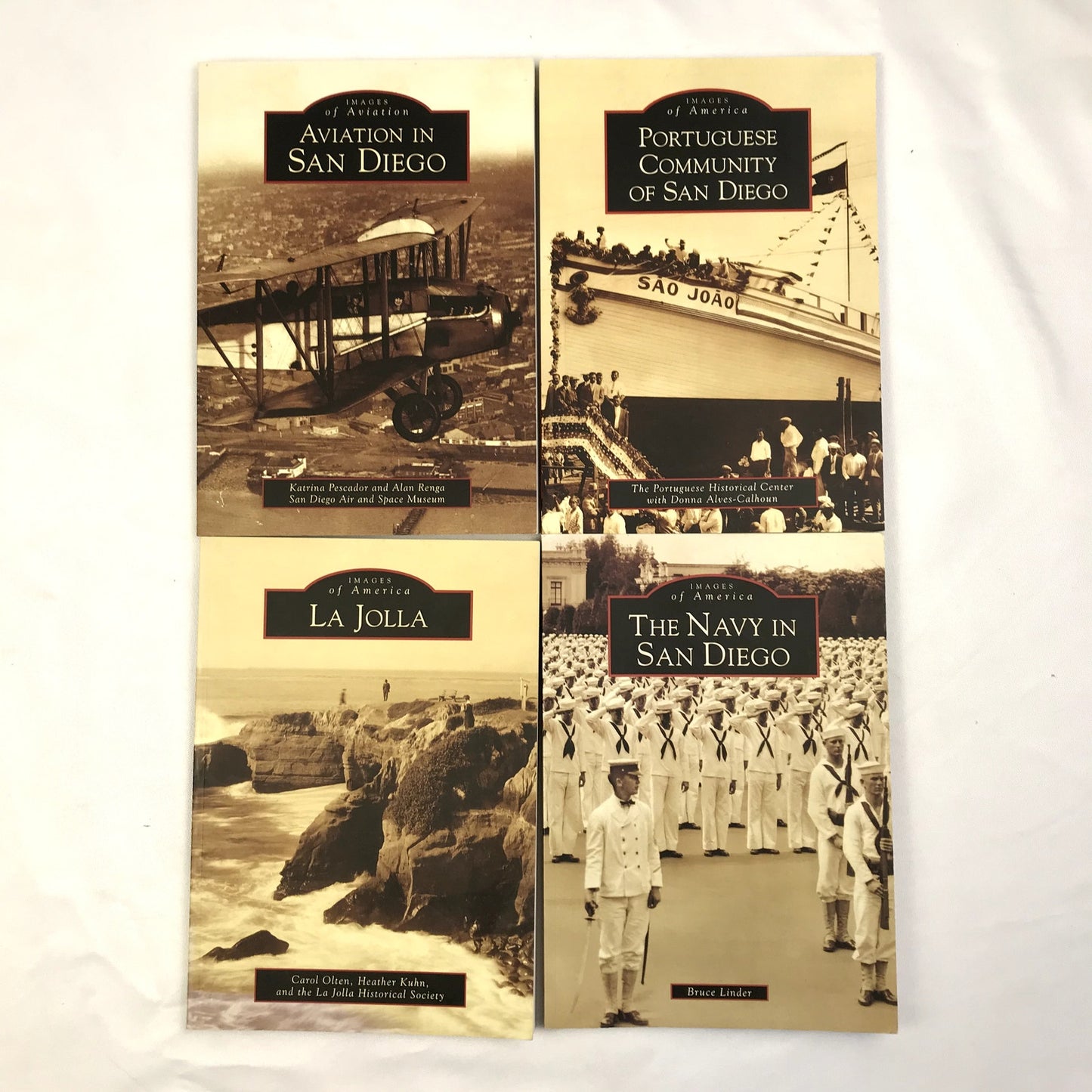 Lot of 8 Images of America San Diego Paperback Books Local History & Images