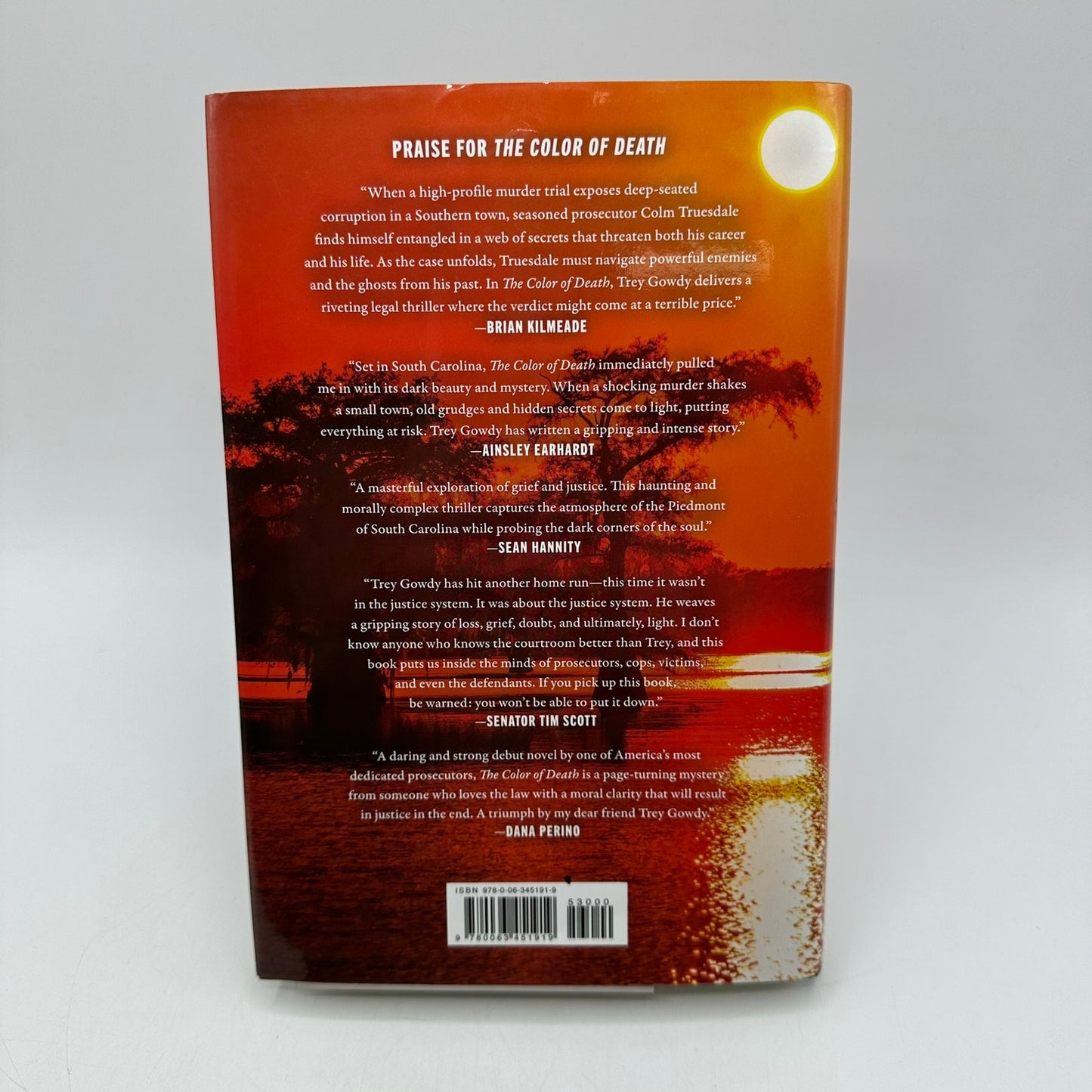 The Color of Death Trey Gowdy Christopher Greyson Legal Thriller Mystery Novel