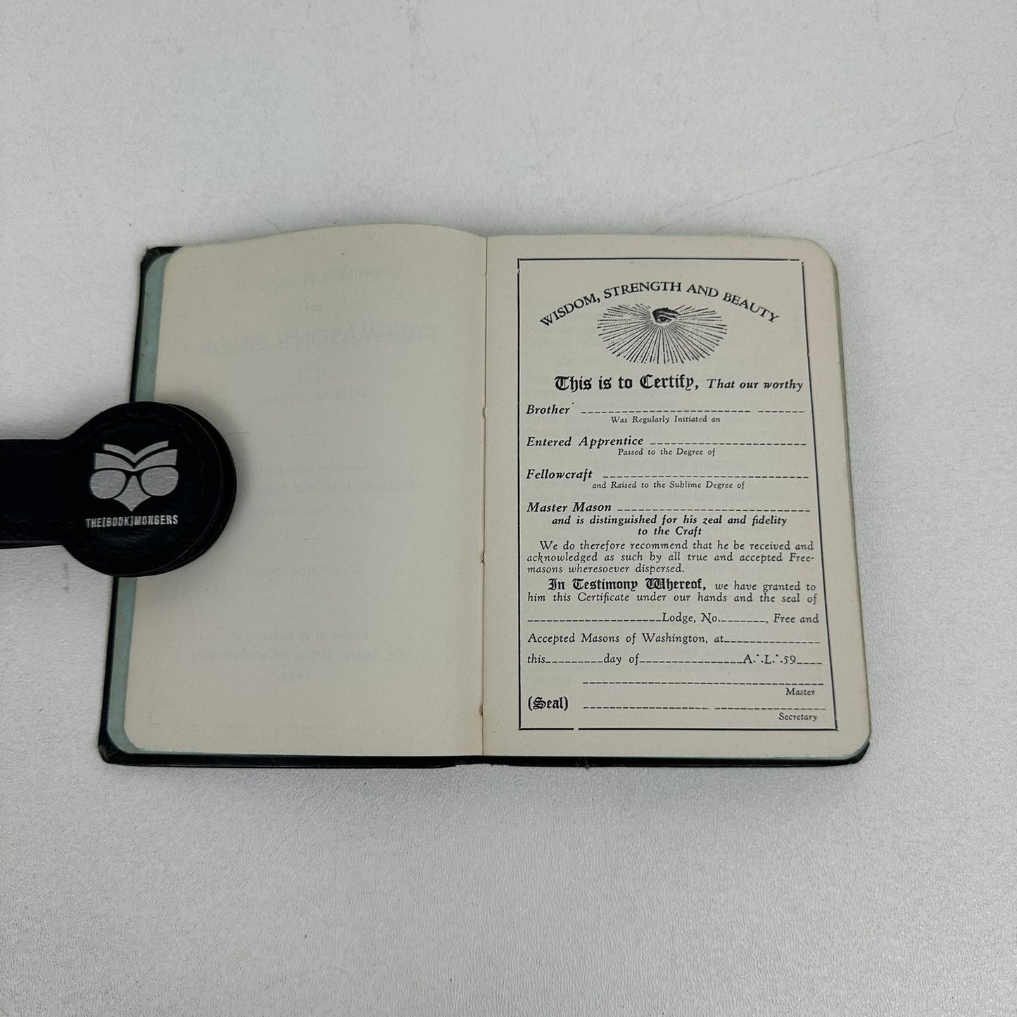 Washington Monitor and Freemasons Guide to Symbolic Degrees Thomas Milburne Reed