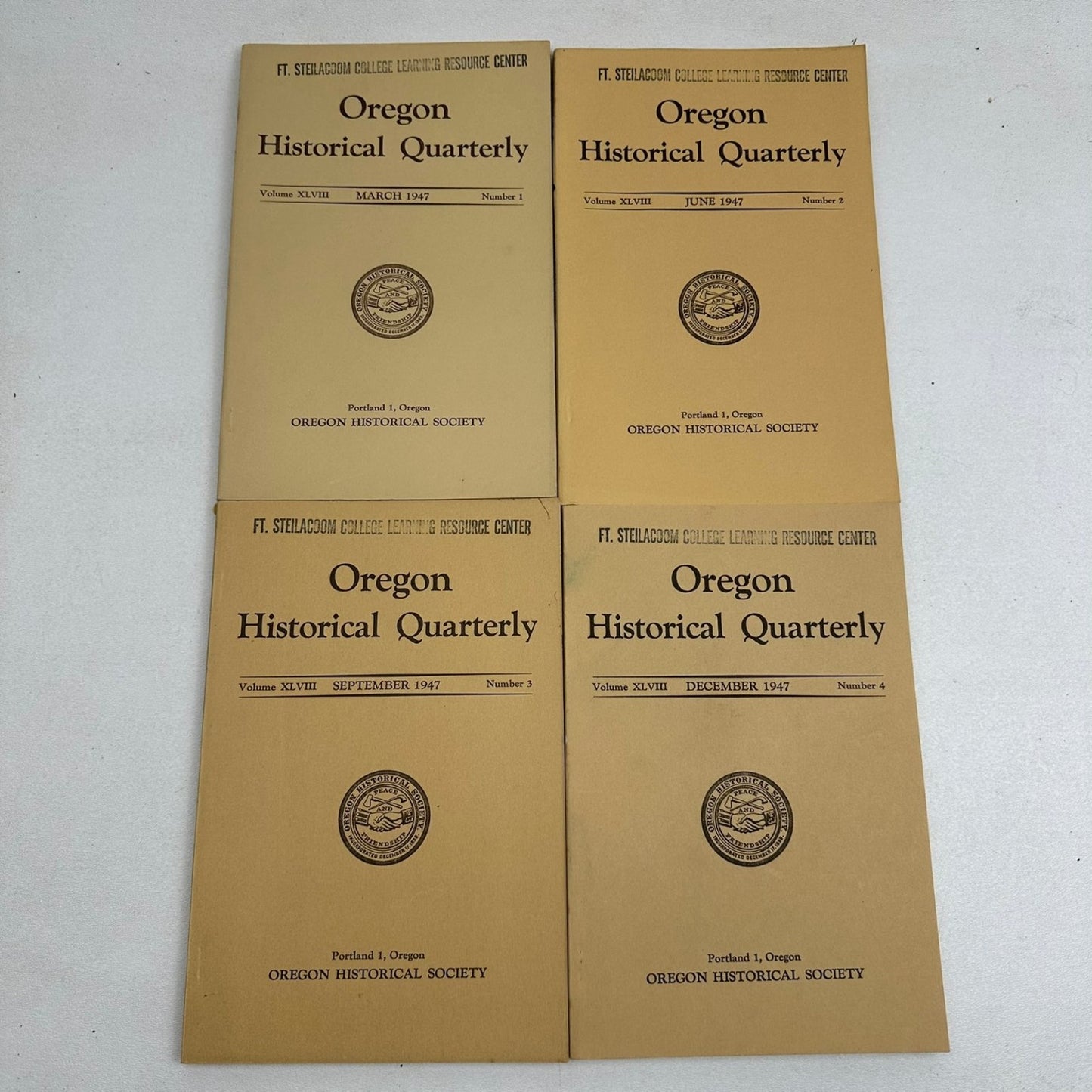 Oregon Historical Quarterly 34 Vol Set 1941-1954 Pacific Northwest History