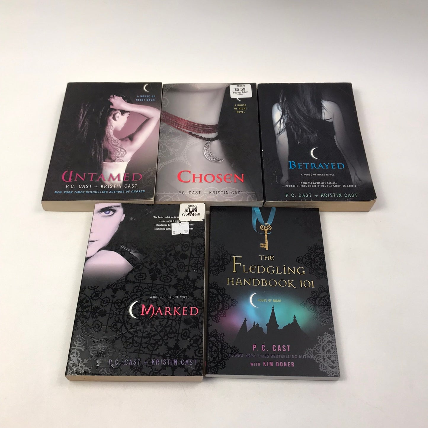 House of Night Series P C and Kristin Cast Lot of 11 Supernatural Fantasy Novels