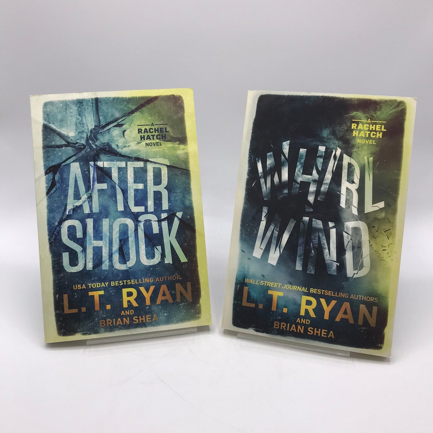 Aftershock & Whirl Wind 2 Books L.T. Ryan & Brian Shea Paperback Fiction Mystery
