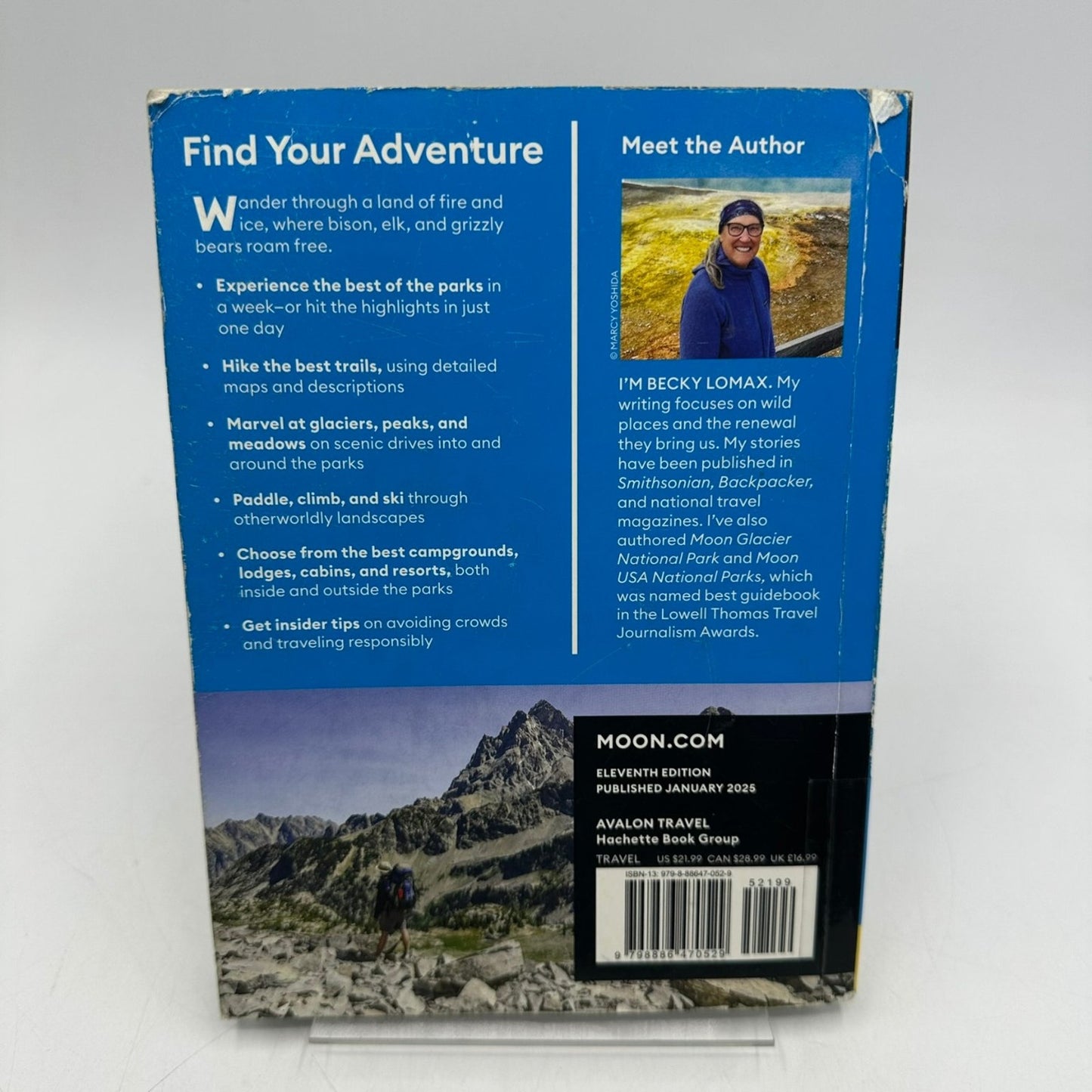Yellowstone & Grand Teton Becky Lomax 2025 Hiking Camping Wildlife Guide Moon