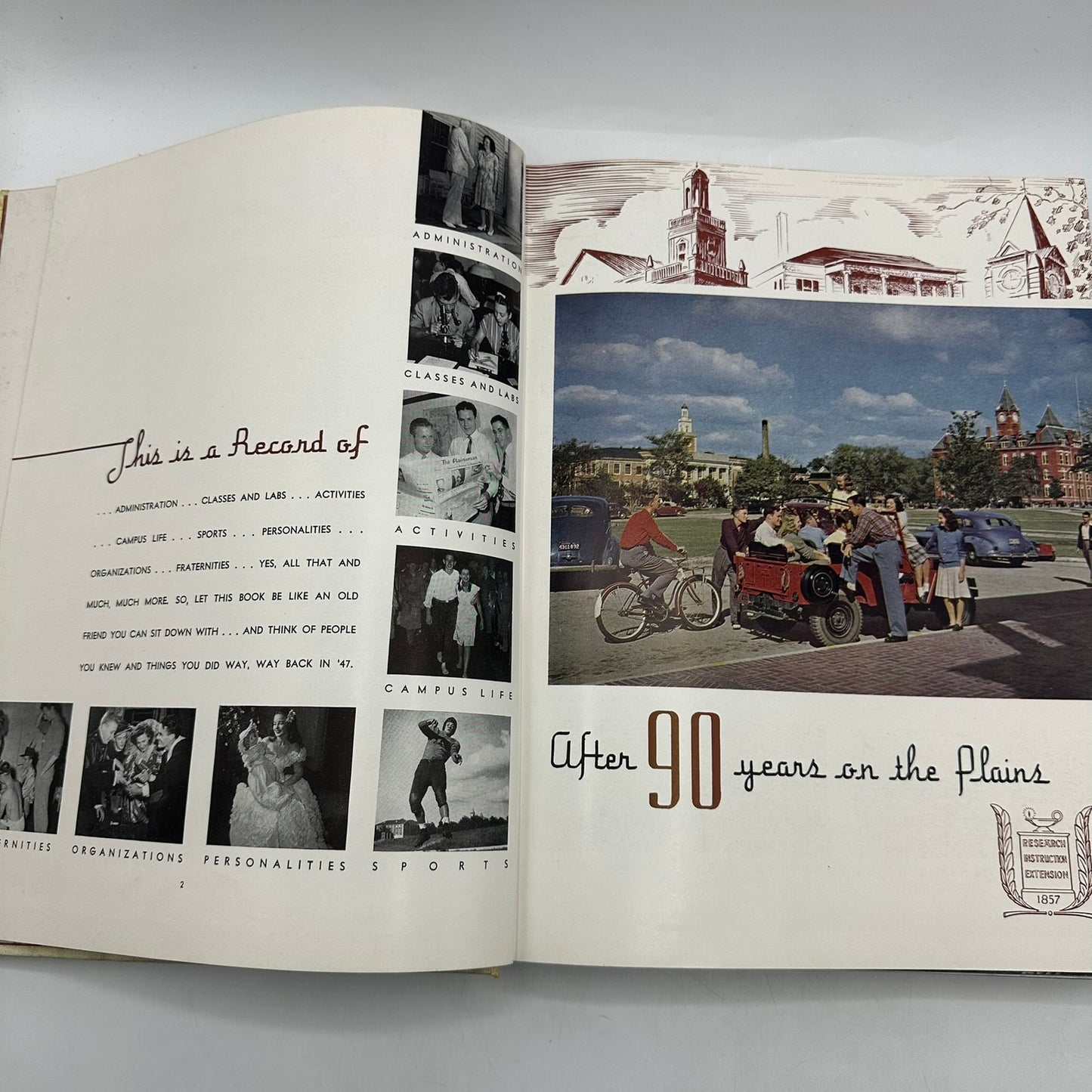 50th Glomerata Alabama Polytechnic Institute Auburn 1947 Historical Yearbook