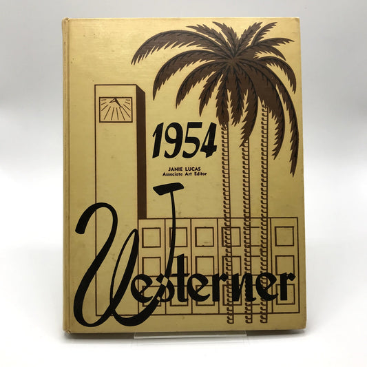 West Phoenix High School Phoenix, Arizona Westerner Yearbook 1954 Hardcover