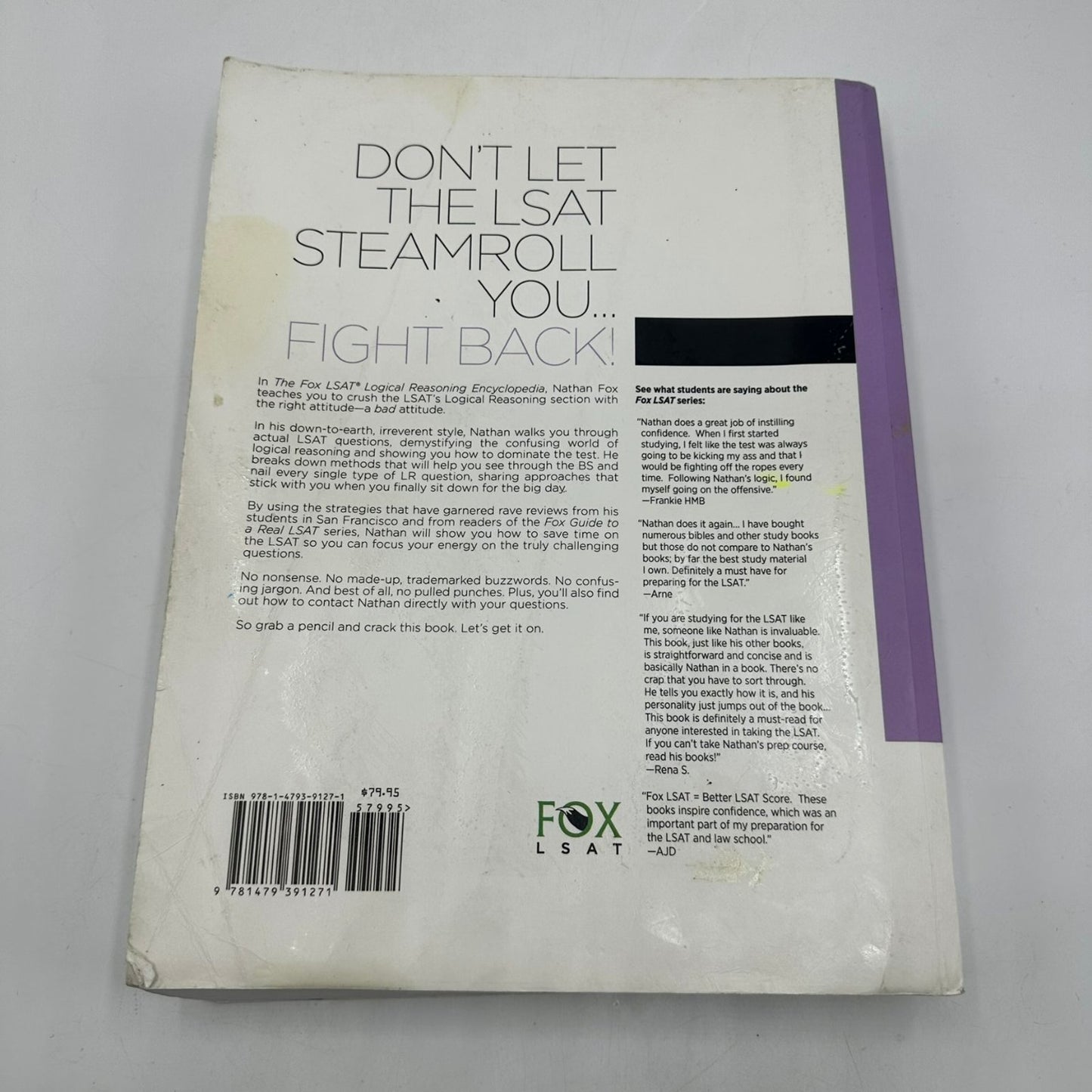 Fox LSAT Logical Reasoning Encyclopedia Nathan Fox 2019 LSAT Prep Study Guide