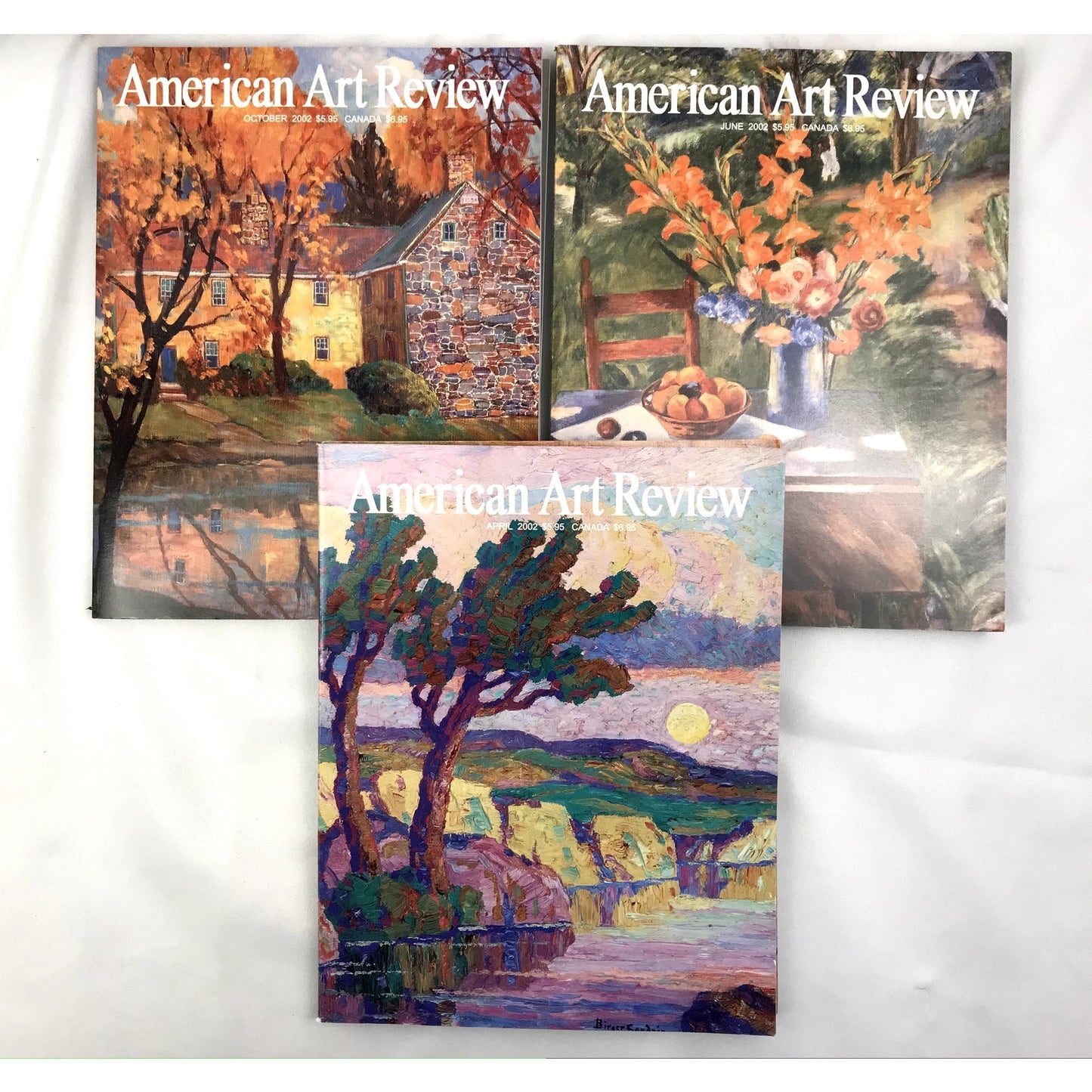 Lot of 6 American Art Review Illustrated Photographic Magazines 2001 & 2002