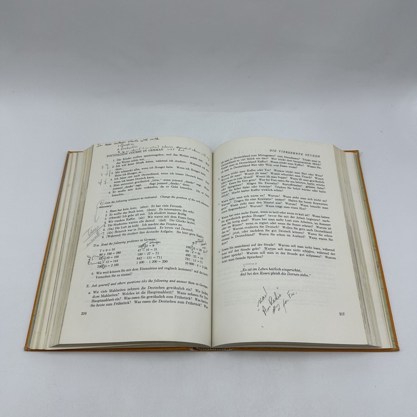 Foundation Course in German Homberger Ebelke 1964 Revised Edition Heath