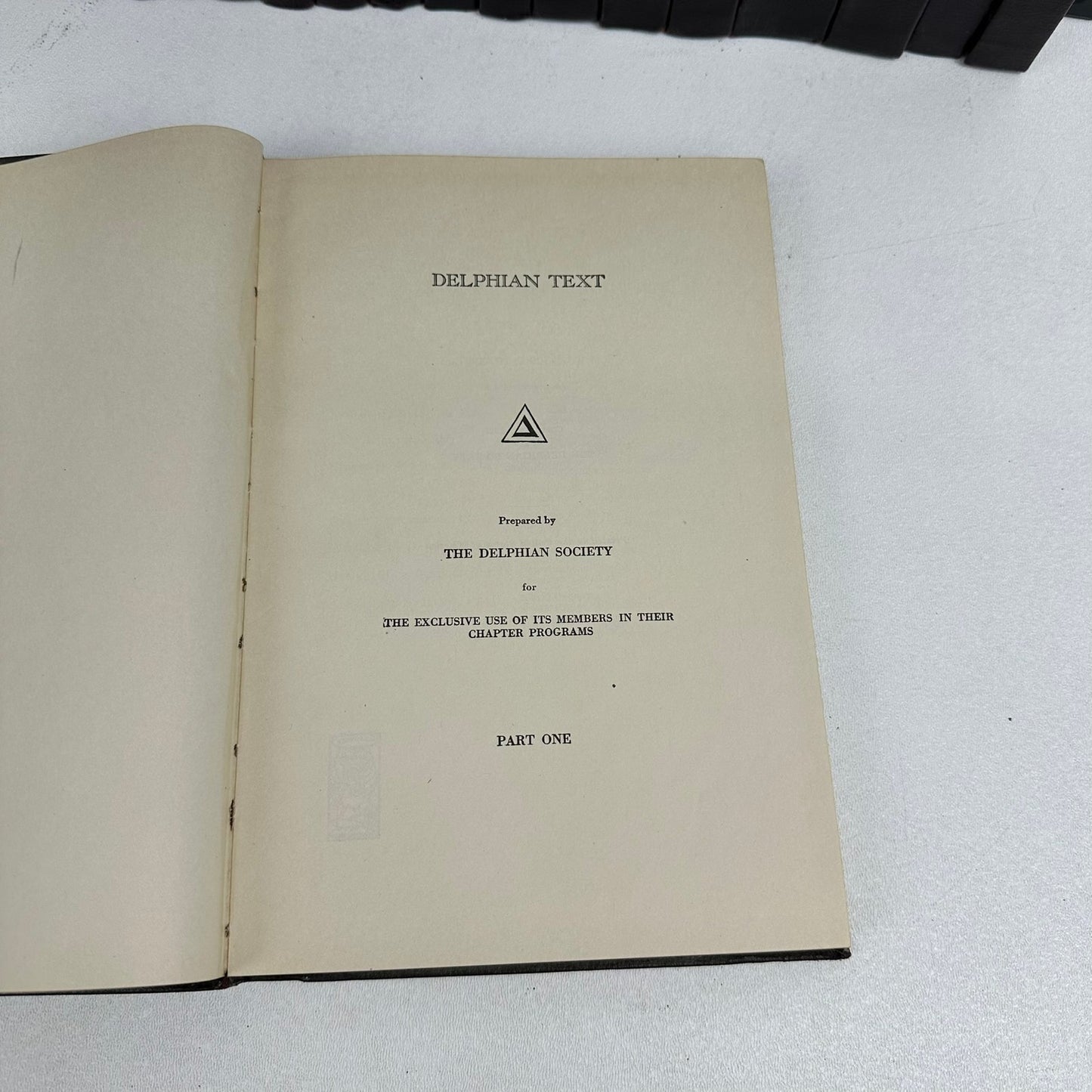 Delphian Text 19 Volumes plus Topical Outlines Leather Bound History Philosophy