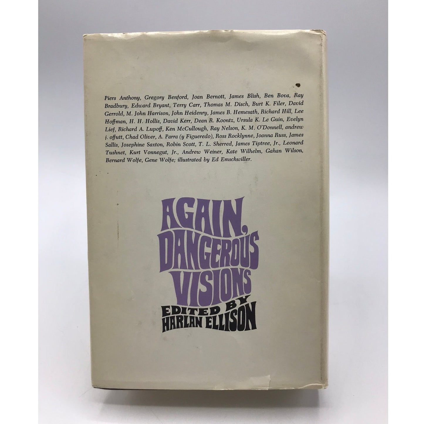 Again Dangerous Visions Harlan Ellison SIGNED Book Club Science Fiction Fantasy