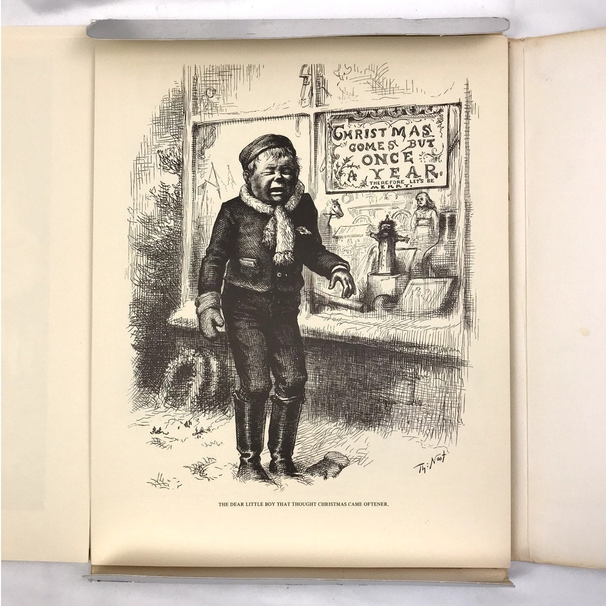 The Christmas Drawings of Thomas Nast A Portfolio of 29 Reproduction Prints 1970