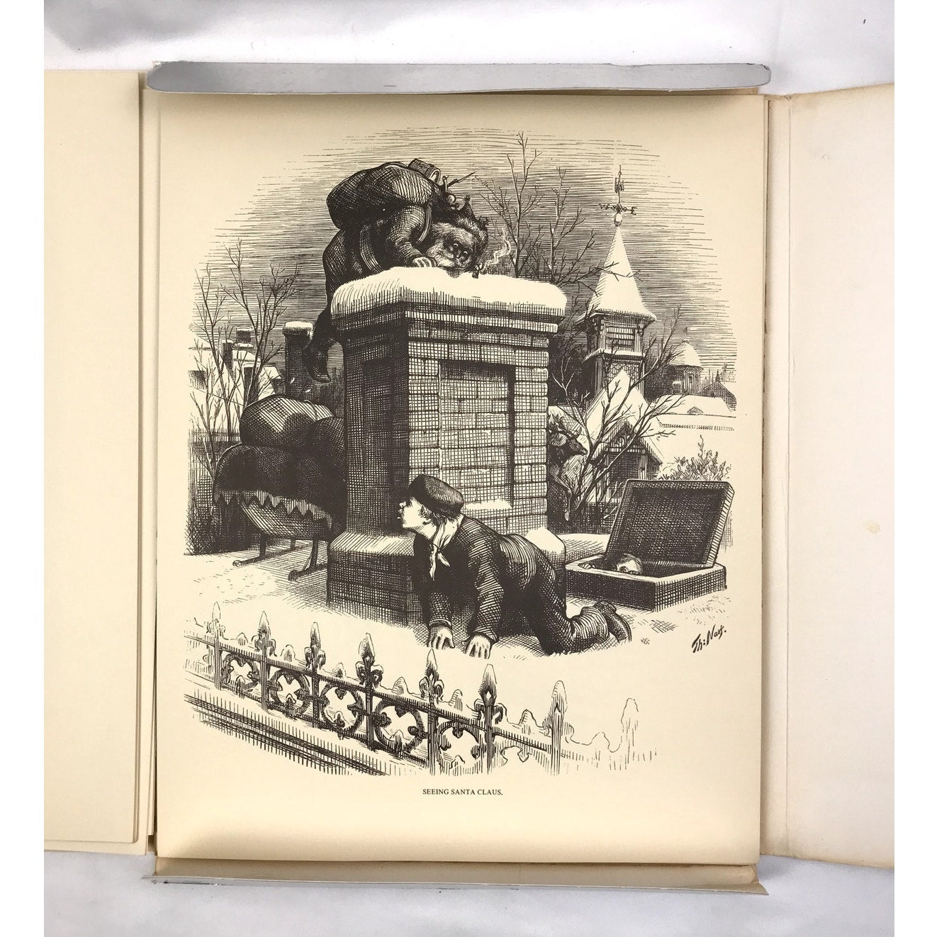 The Christmas Drawings of Thomas Nast A Portfolio of 29 Reproduction Prints 1970
