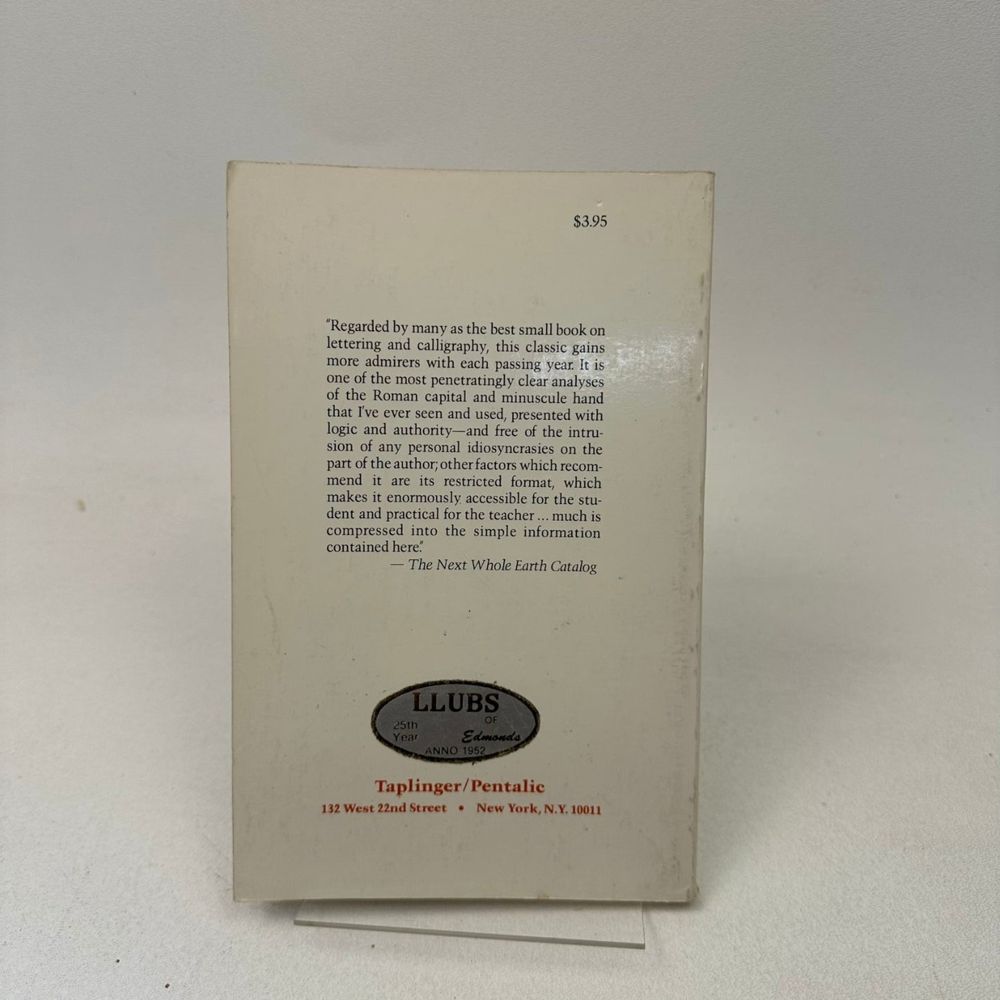 Pen Lettering Ann Camp 1980 Calligraphy Handwriting Taplinger Pentalic