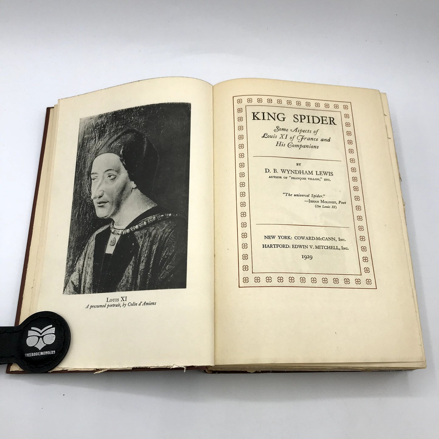 King Spider Illustrated Hardcover Book by D.B. Wyndham Lewis 1929 First Edition