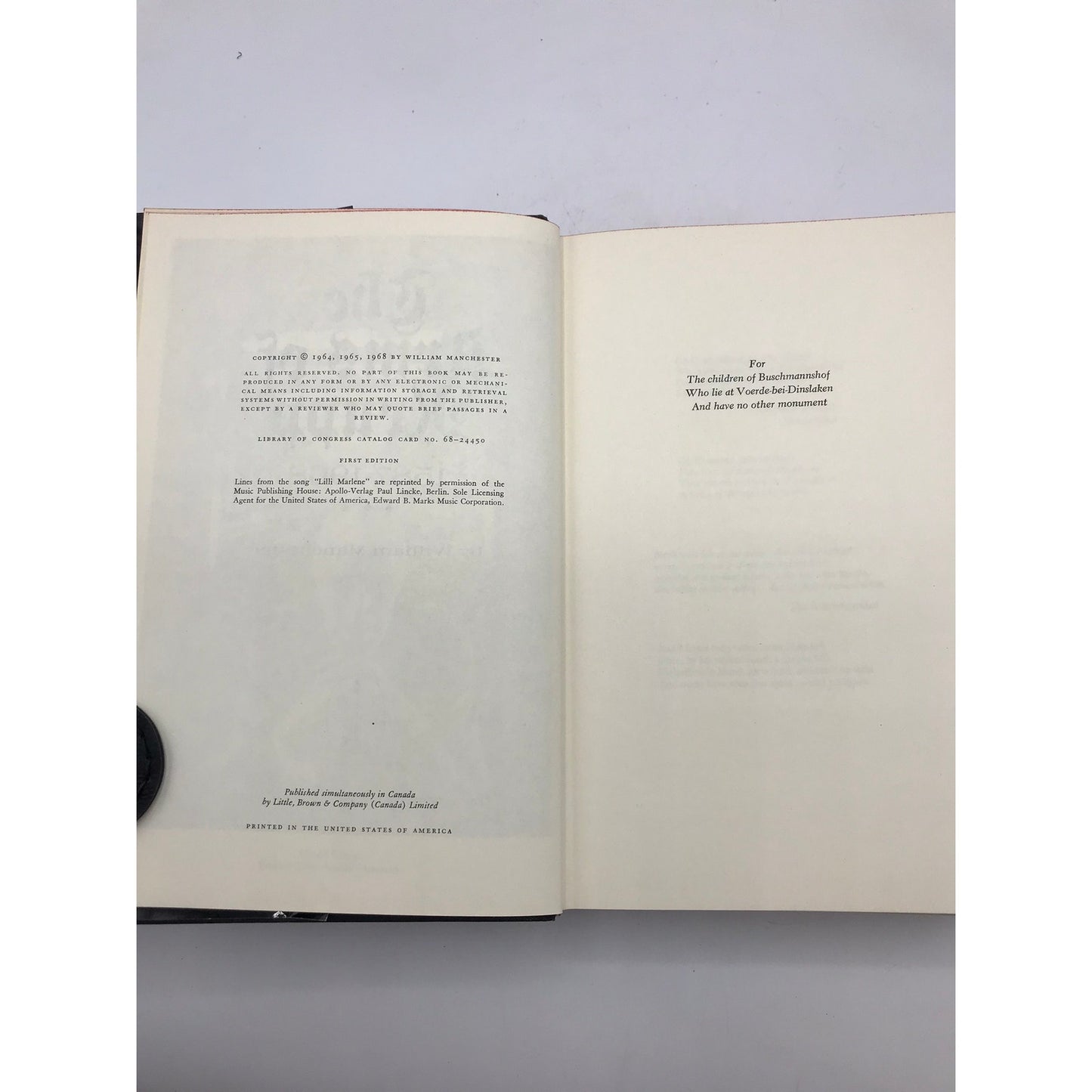 The Arms of Krupp 1587-1968 William Manchester German History Military Biography