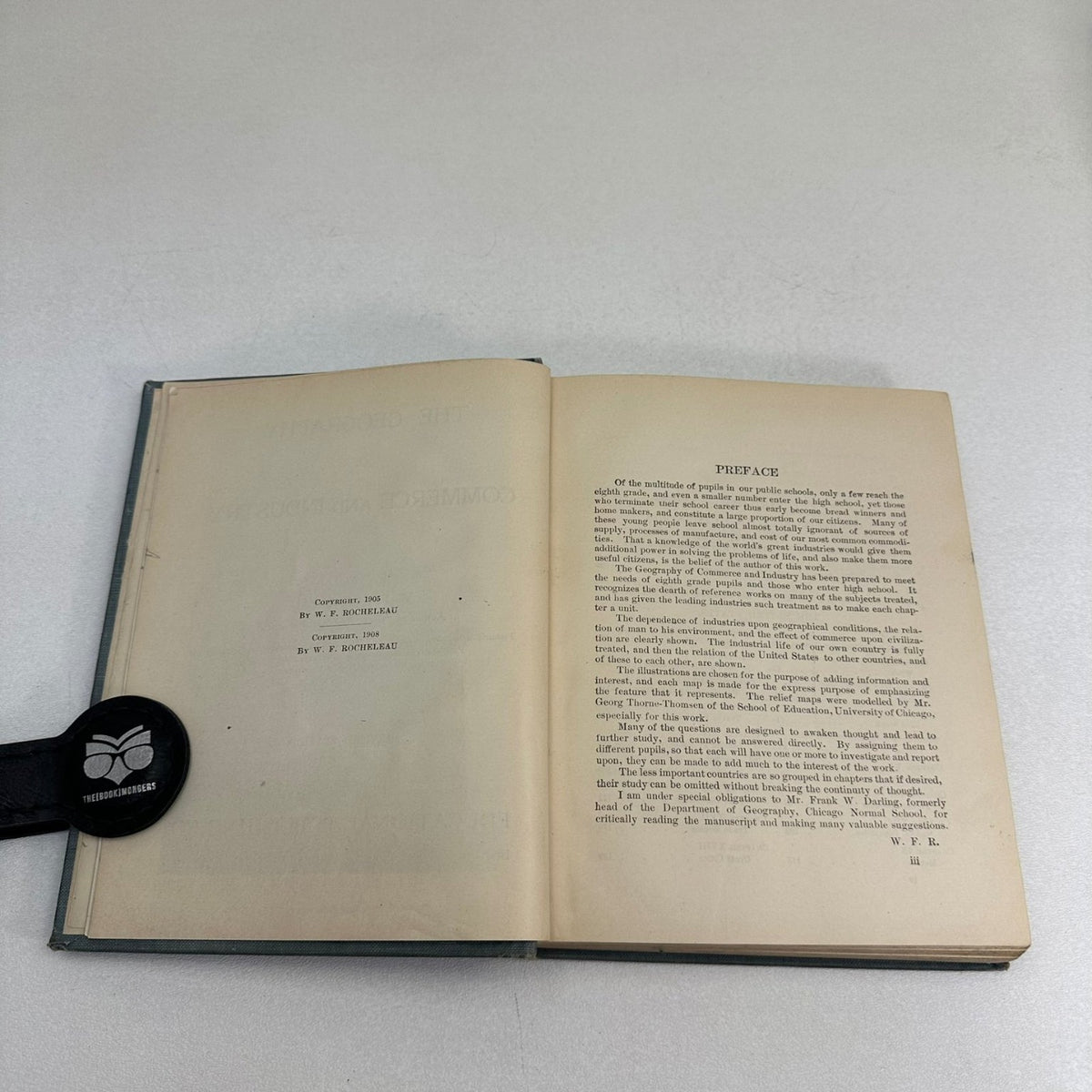 Geography of Commerce and Industry Rocheleau 1908 Revised Edition Educational
