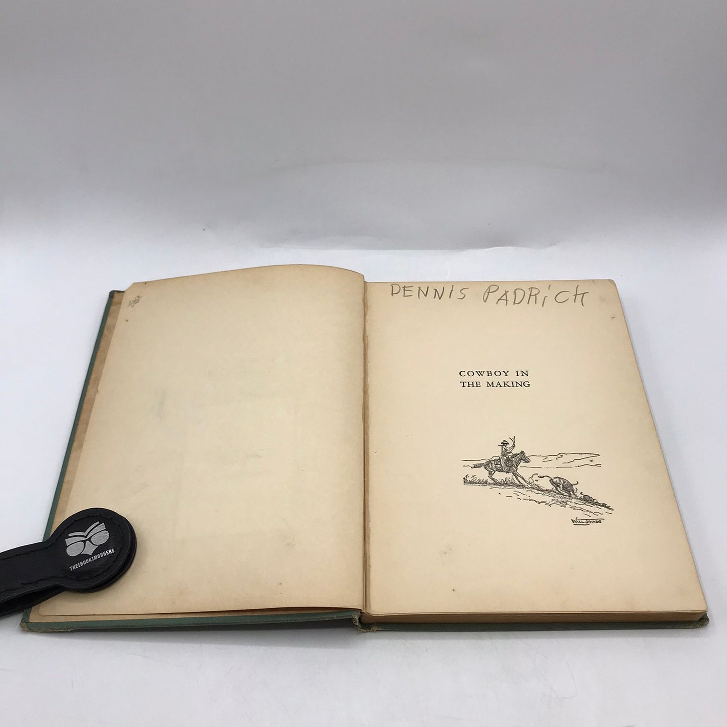 Cowboy in The Making Will James Historical Childrens Literature Western Novel