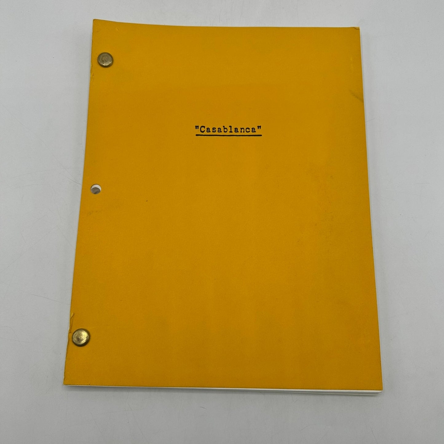 Casablanca Screenplay Julius and Philip Epstein Howard Koch 1942 Film Script