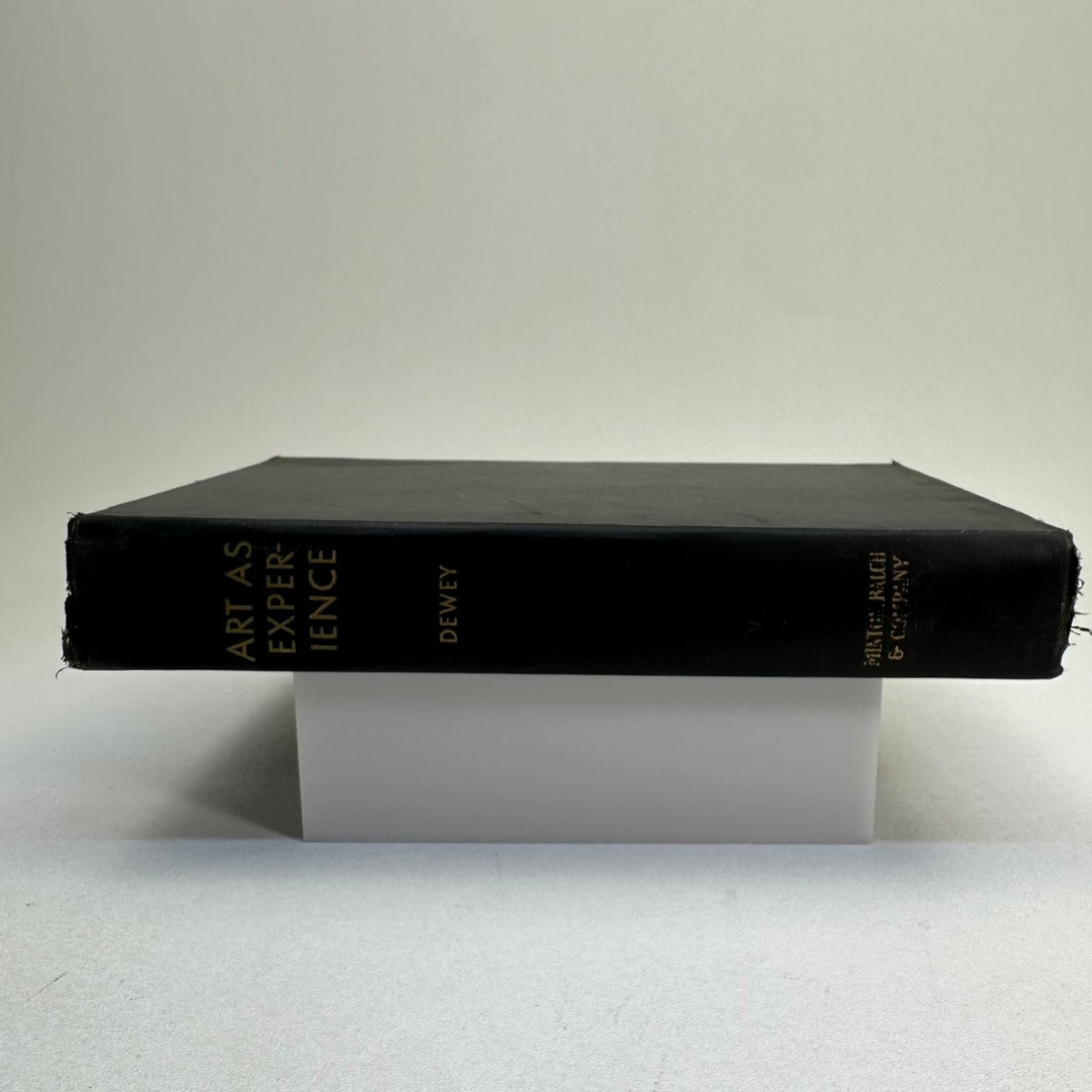Art As Experience John Dewey 1934 Seventh Impression Philosophy Minton Balch