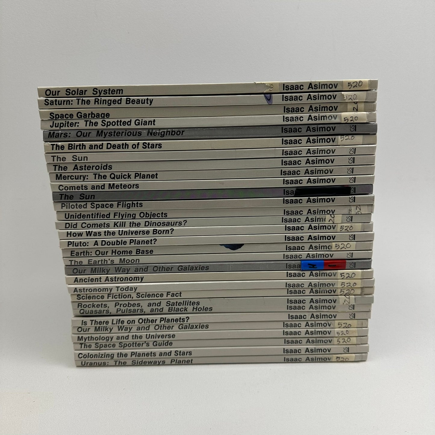 Isaac Asimov Library of Universe 30 Volumes Astronomy Space Science Solar System