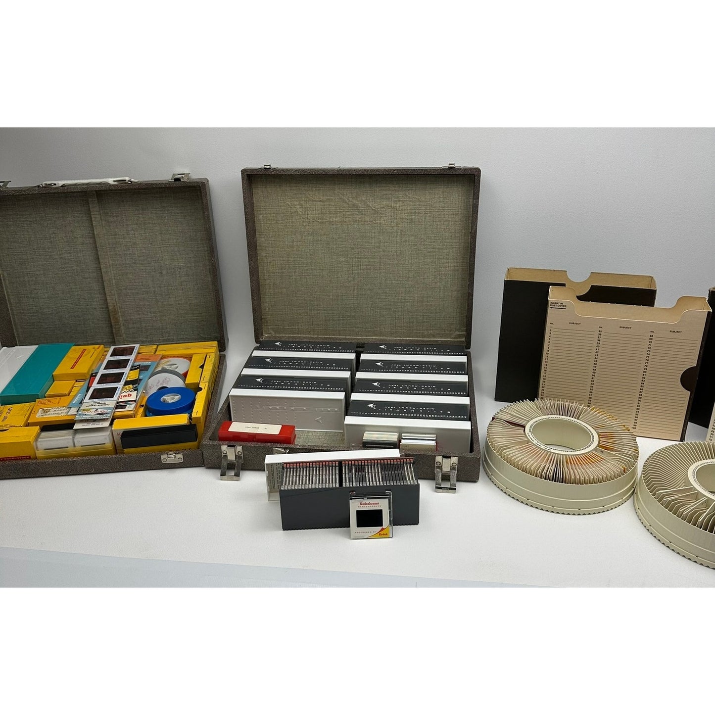 Slide Trays Micromount Microfilm Roto Trays Military Disney Family Large Lot
