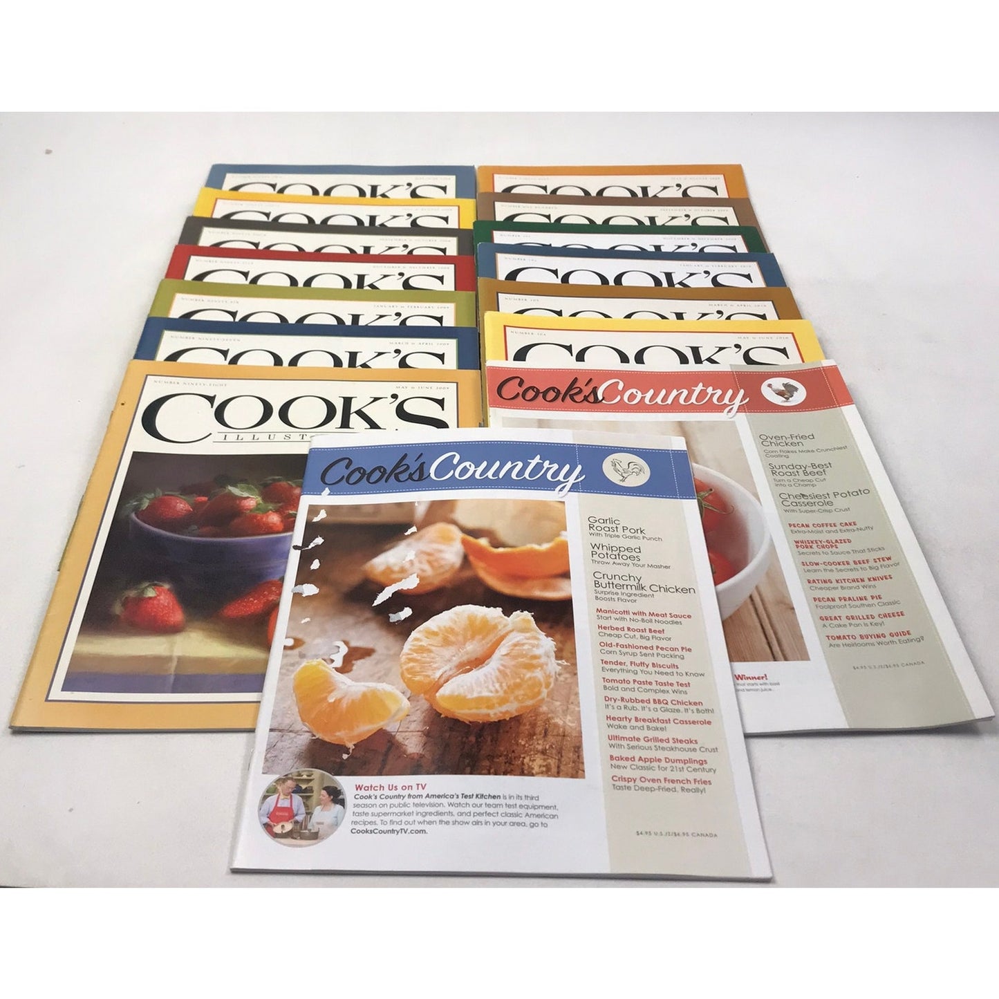 Cooks Illustrated Magazines Lot of 40 Recipes Cooking Techniques Food and Drinks