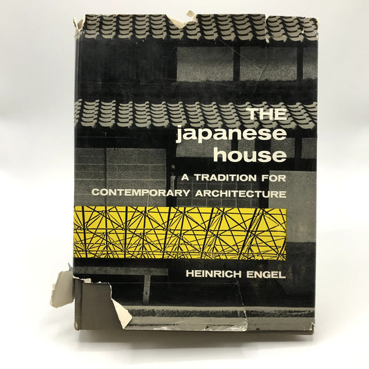 The Japanese House Architecture Hardcover by Heinrich Engel First Edition 1964