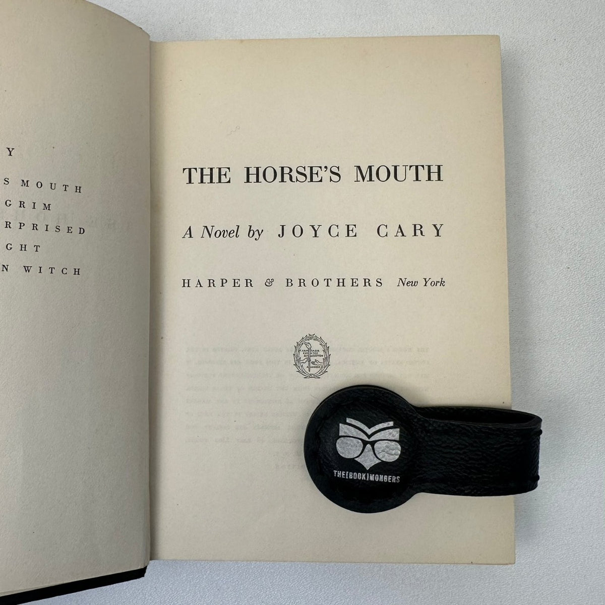 The Horse's Mouth Joyce Cary 1944 First Edition Novel Harper & Brothers