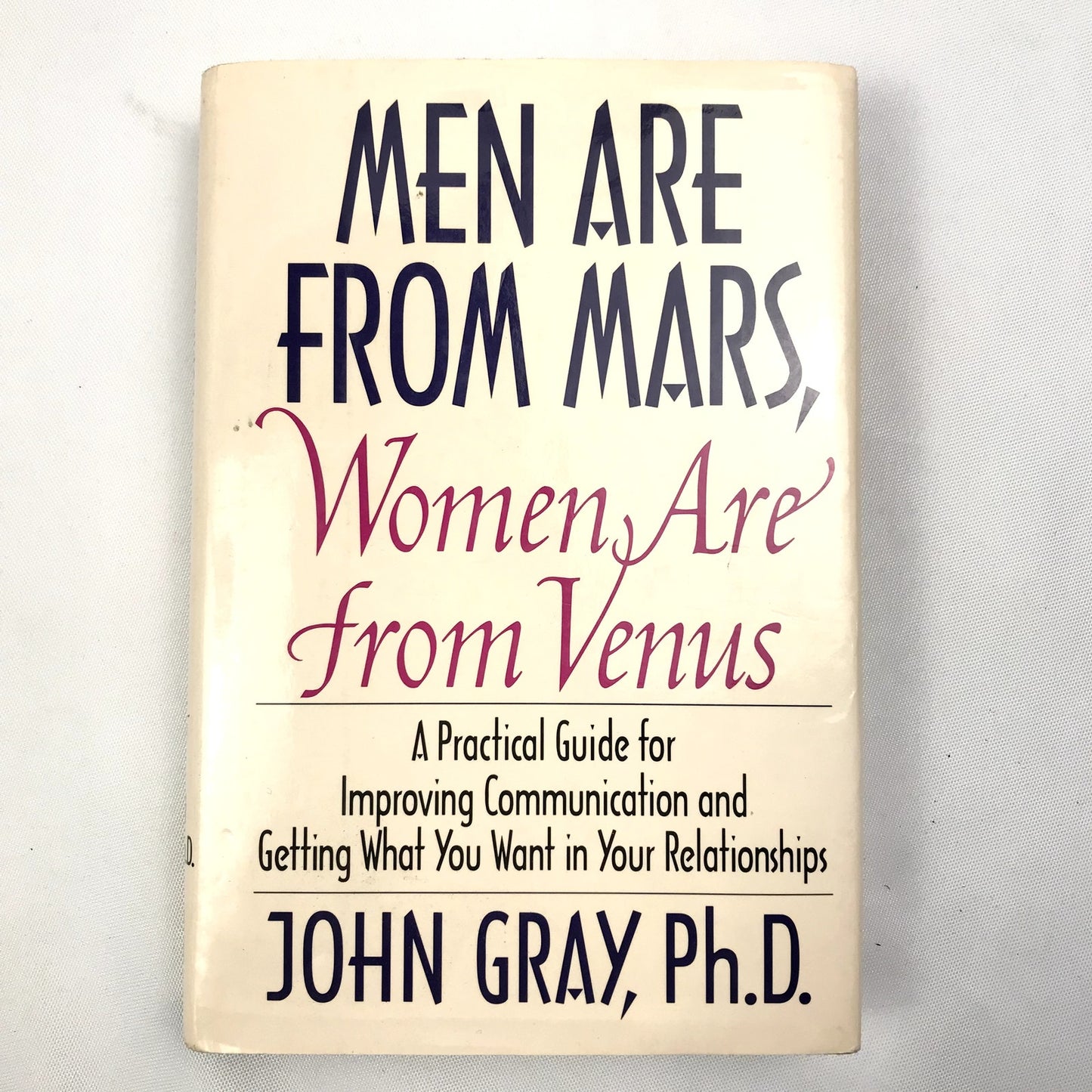 Men Are from Mars, Women Are from Venus Hardcover 1st Edition by John Gray 1992